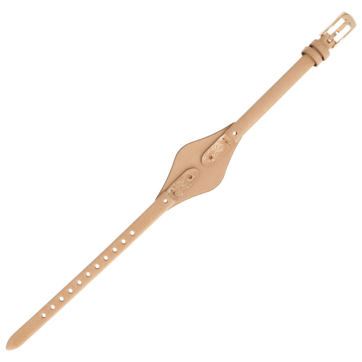 Fossil Uhrenarmband 8mm Leder Beige ES-3262 LB-ES3262