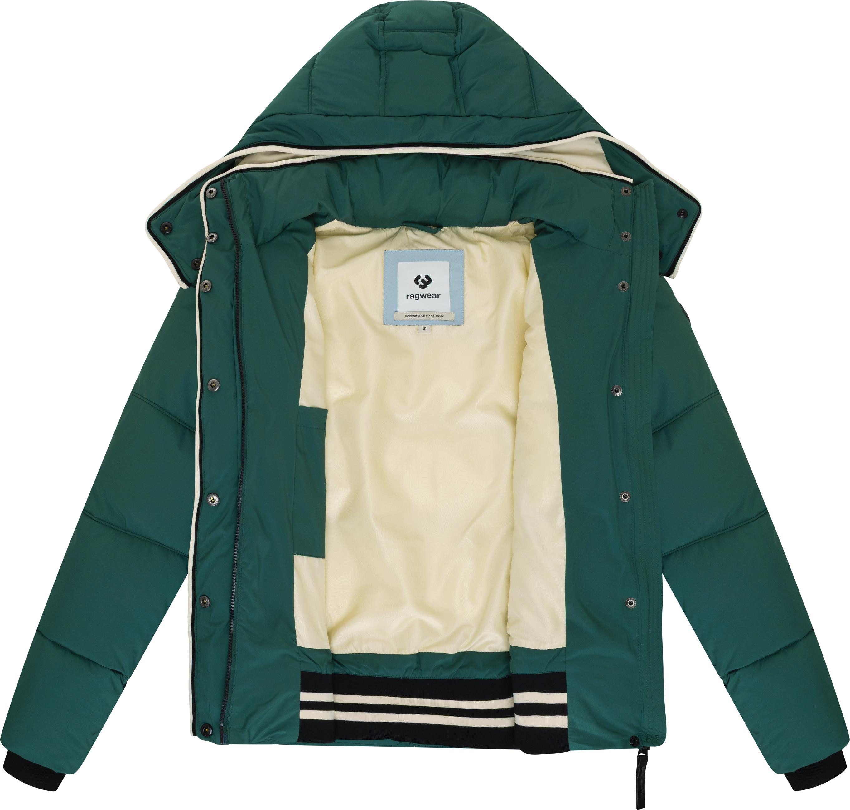 Ragwear Winterjacke Gleama YOUMODO Wasserdichte Damen Steppjacke mit abnehmbarer Kapuze