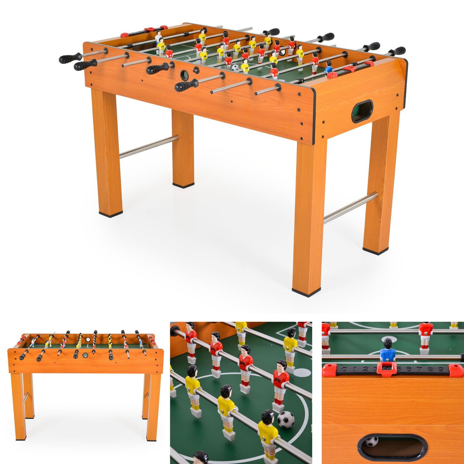Kickertisch Tischfußball 1019A Holz Soccer