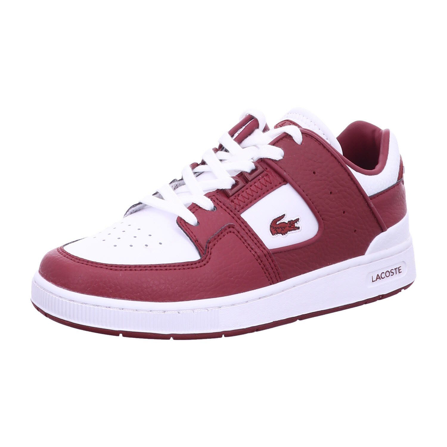 Lacoste 46SFA0041 2G1 Schnürschuh Burgundy / White