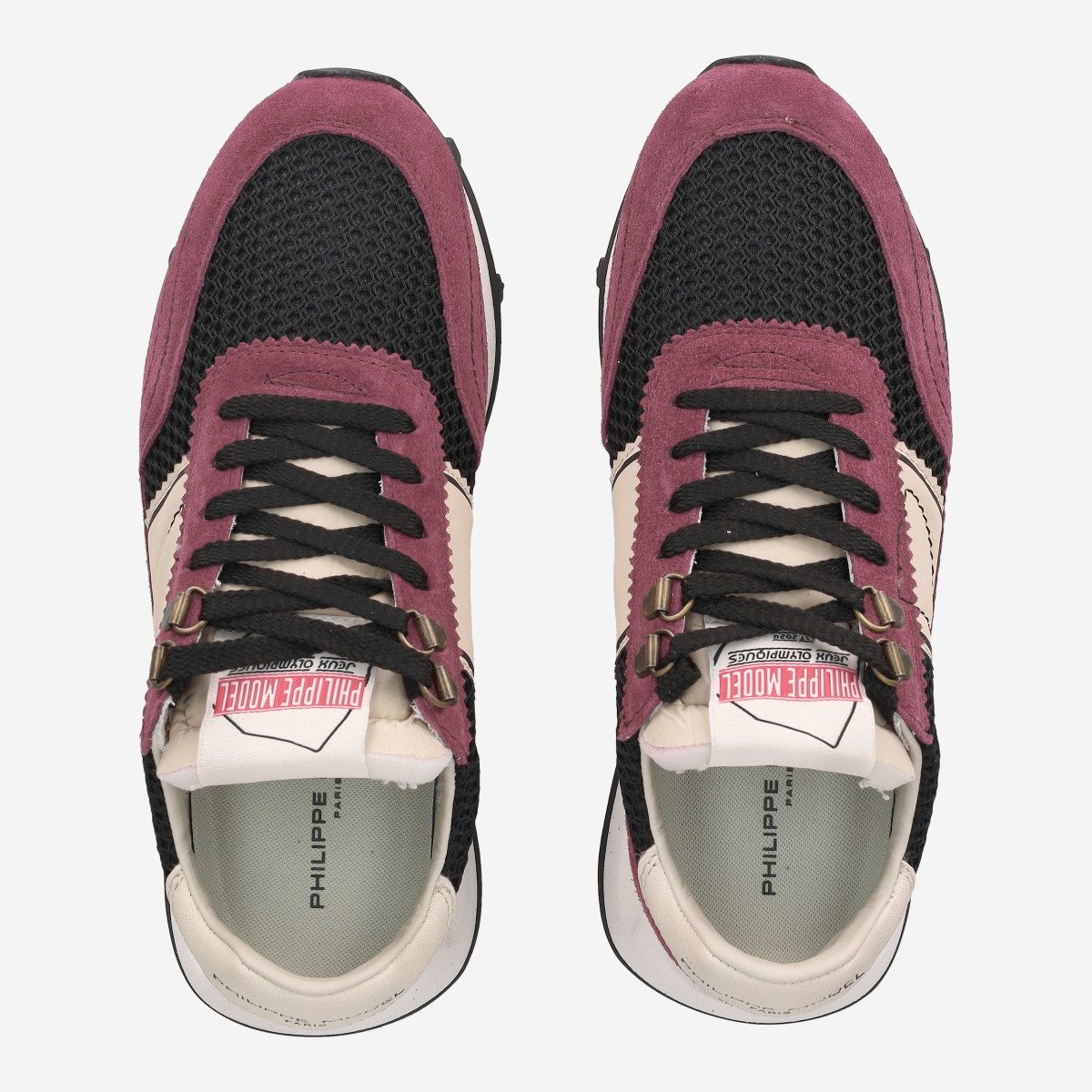 PHILIPPE MODEL Philippe Model TOUR LOW, Sneaker, Rot, kombiniert, Damen Sneaker