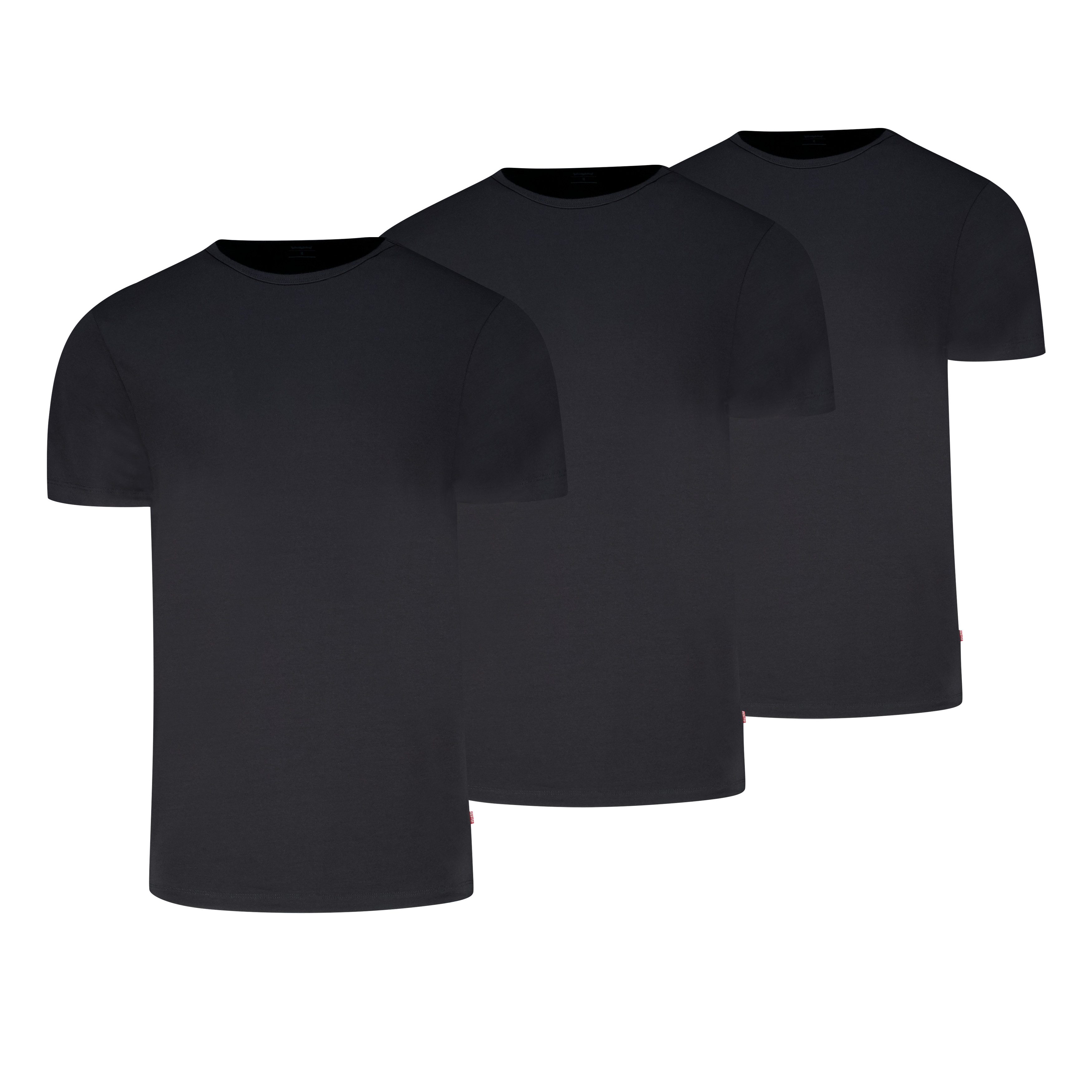 Levi's® T-Shirt LEVIS MEN SOLID CREW 3P (3er Pack) günstig online kaufen