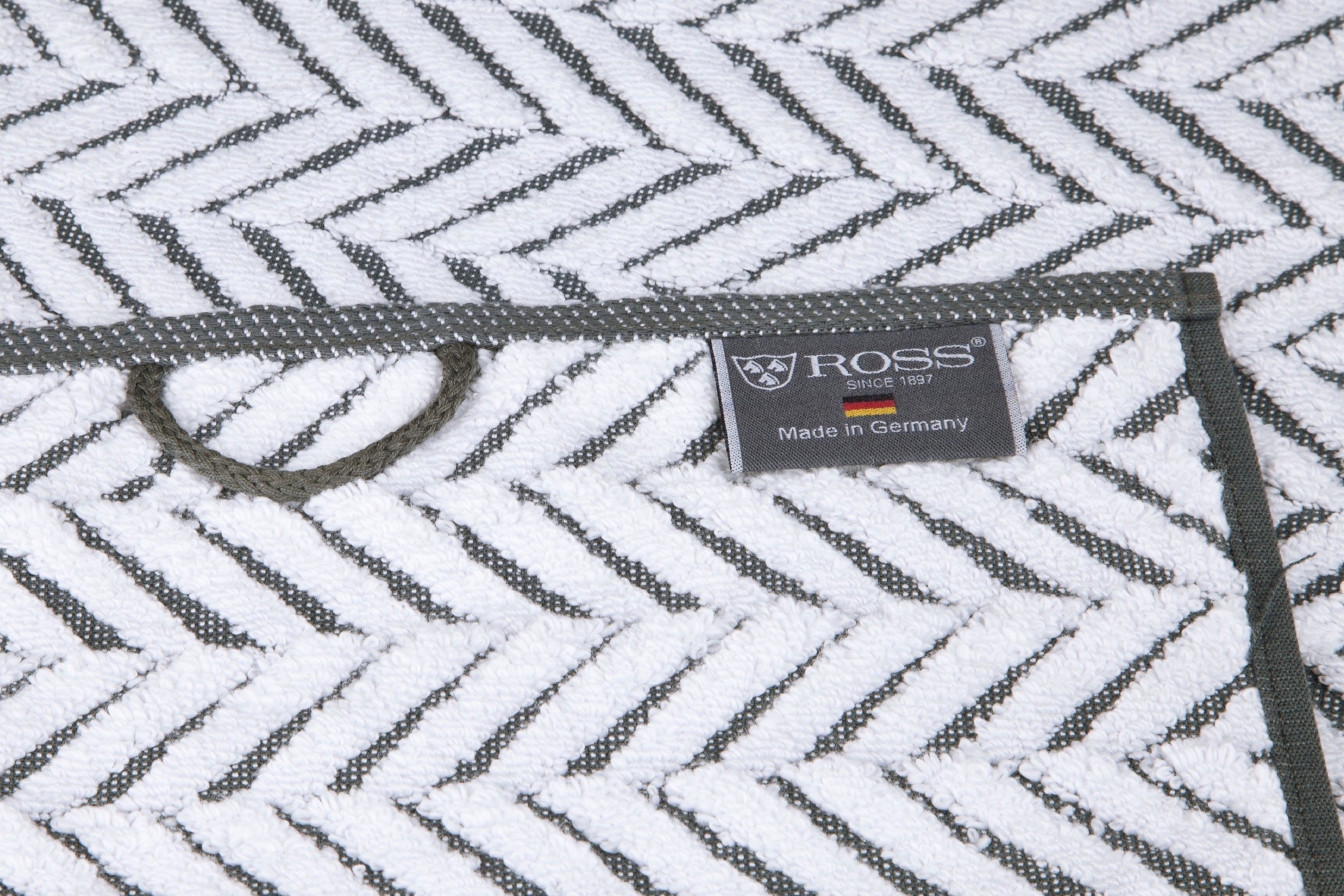 ROSS Duschtuch Sensual 9002, Frottier (1-St), im Zopfmusterstil günstig online kaufen