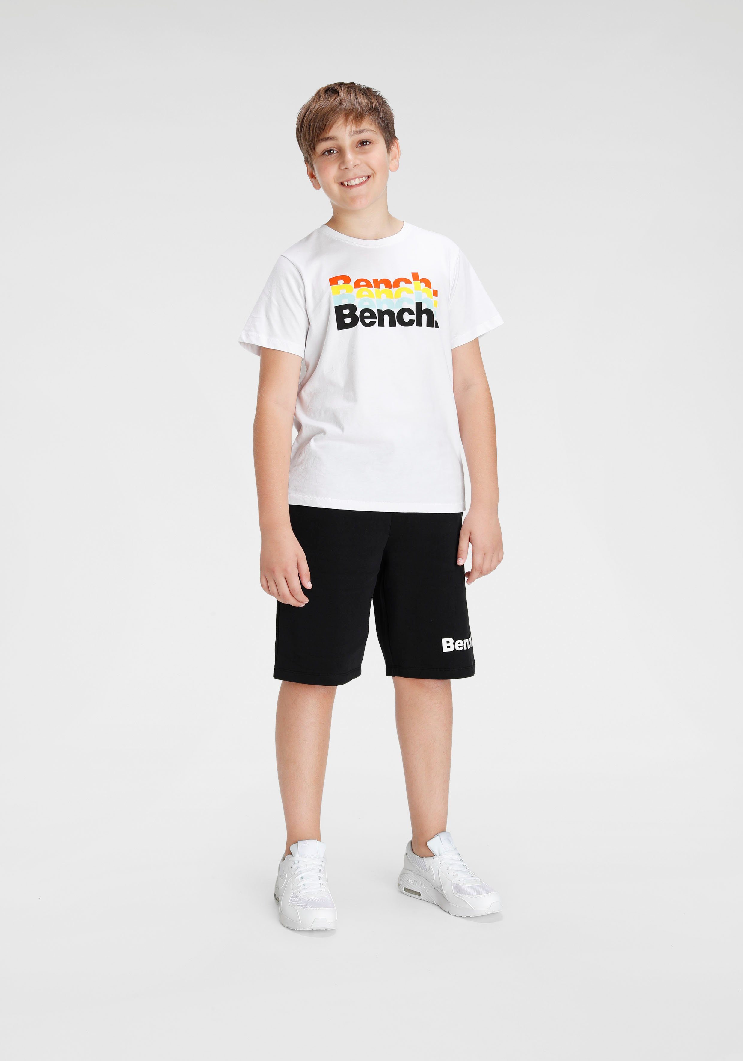 Bench. (Set, 2-tlg) Bermudas T-Shirt &