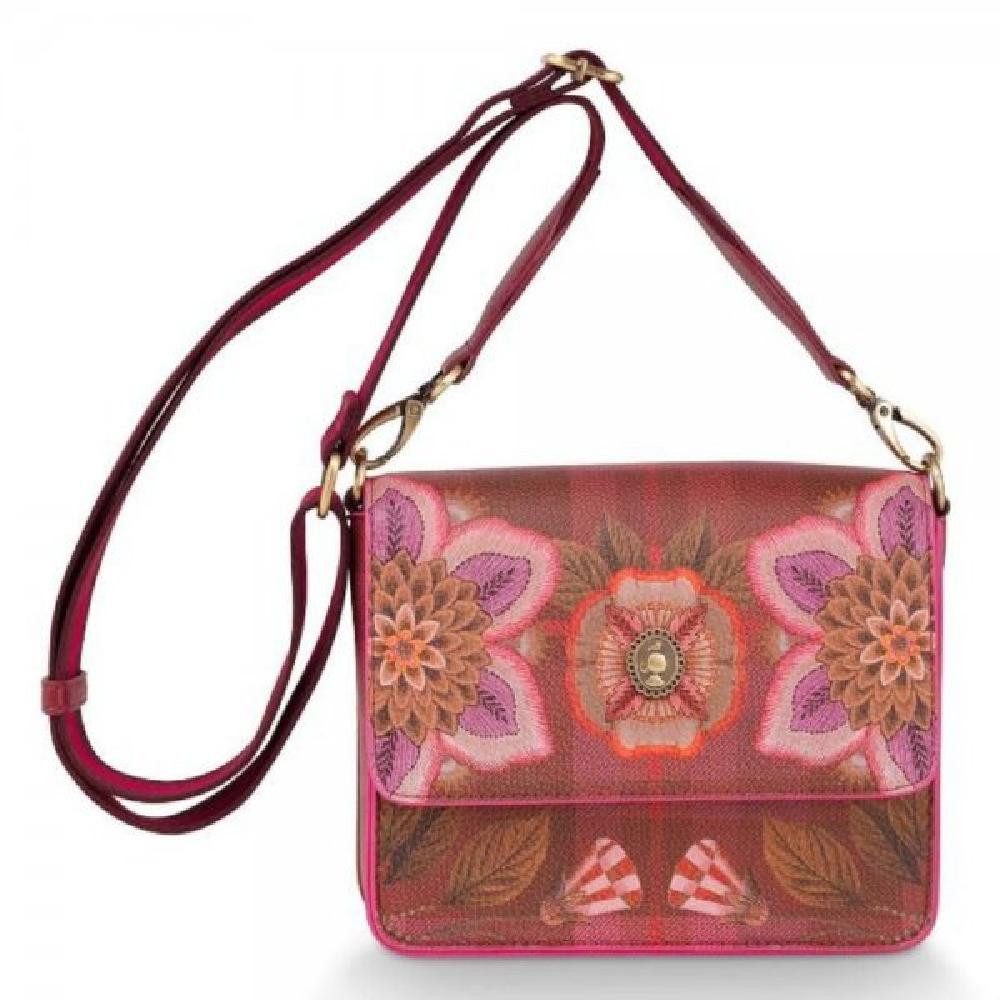 PiP Studio Handtasche Schultertasche Cross Body Fenna Flores Felices Red (S)