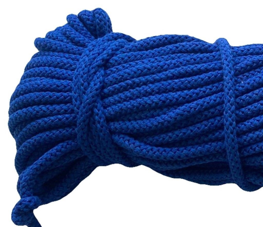 Mississhop Kordel 100 m / Ø 5 mm / Ø 3 mm Baumwollkordel Seil Kordel 100 % Baumwolle