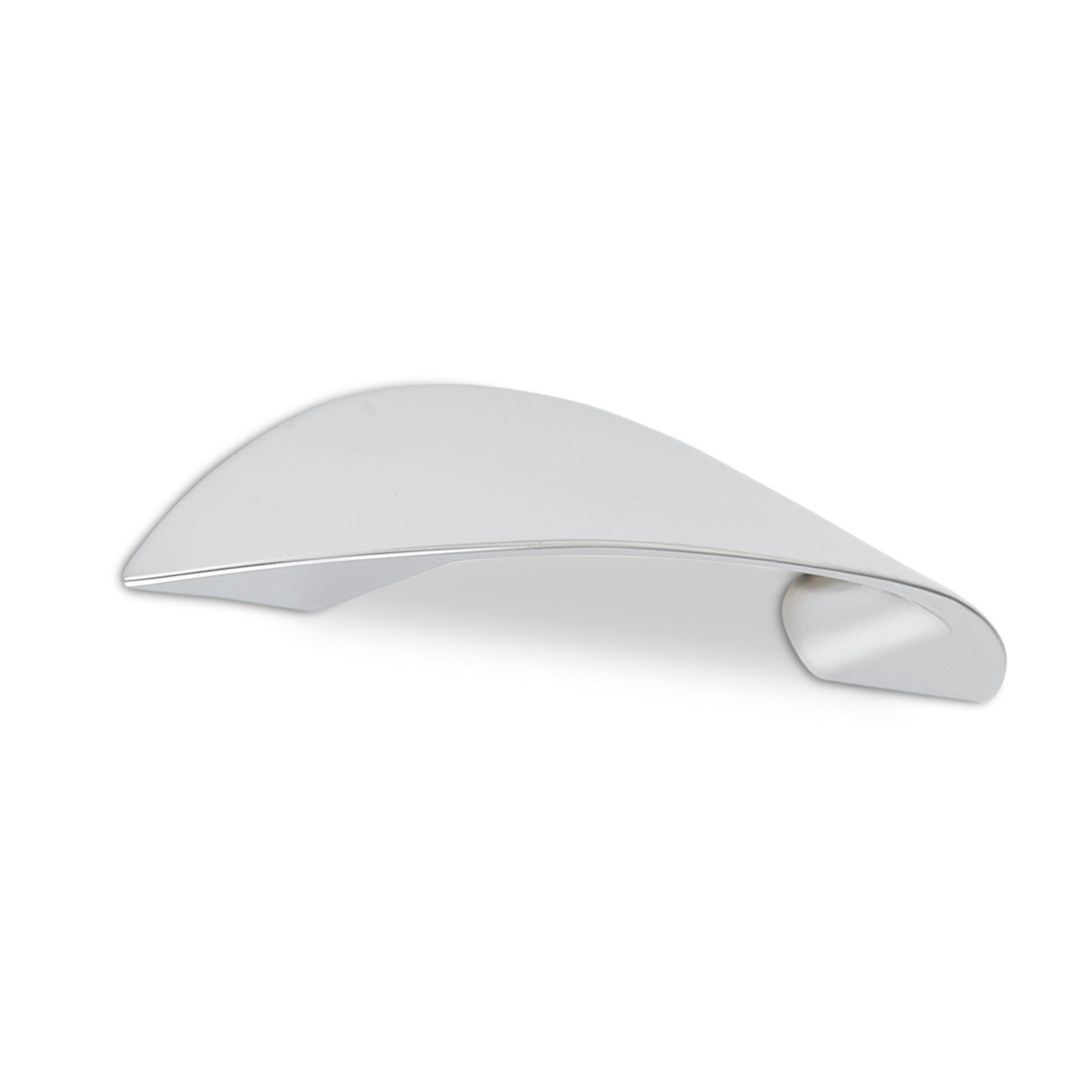 SO-TECH® Möbelgriff Muschelgriff SW69 BA 64 mm Chrom matt, Griff Schrankgriff Выдвижные ящикиgriff - incl. Schrauben