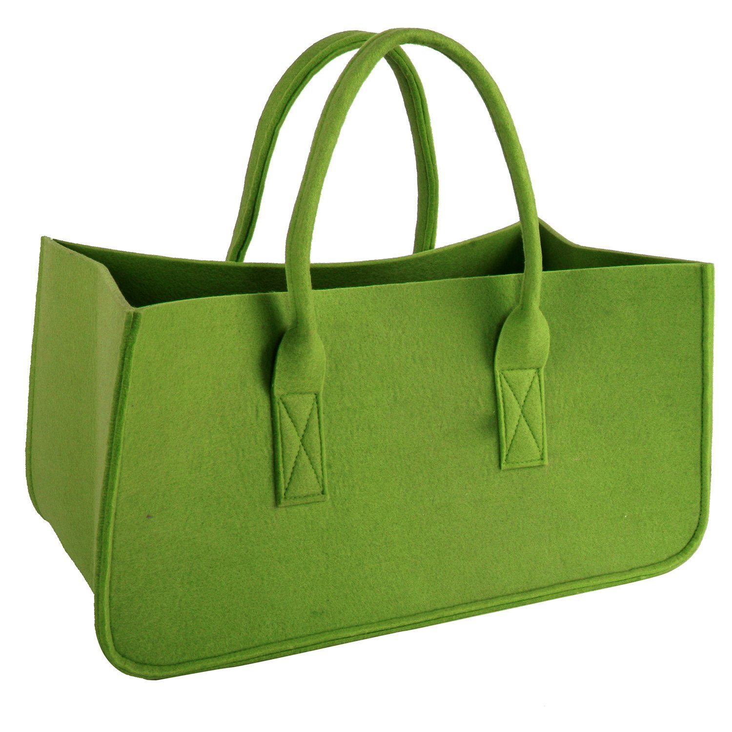 Freizeittasche Filztasche Kaminholz Grün Tragetasche, Felt Bag
