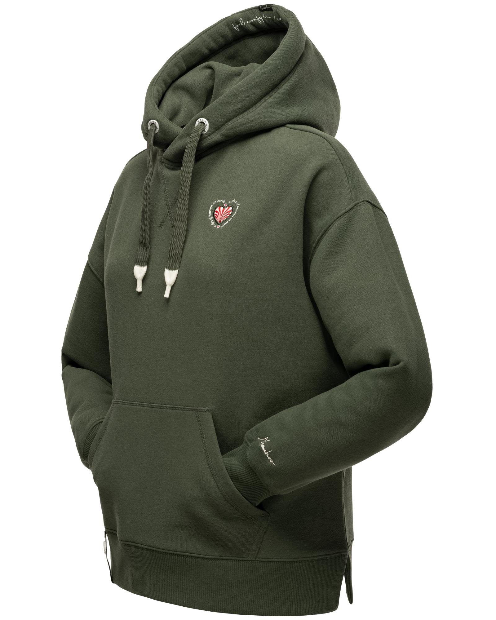 Navahoo Kapuzensweatshirt Goldfee Stylischer Damen Hoodie im Oversize-Look günstig online kaufen