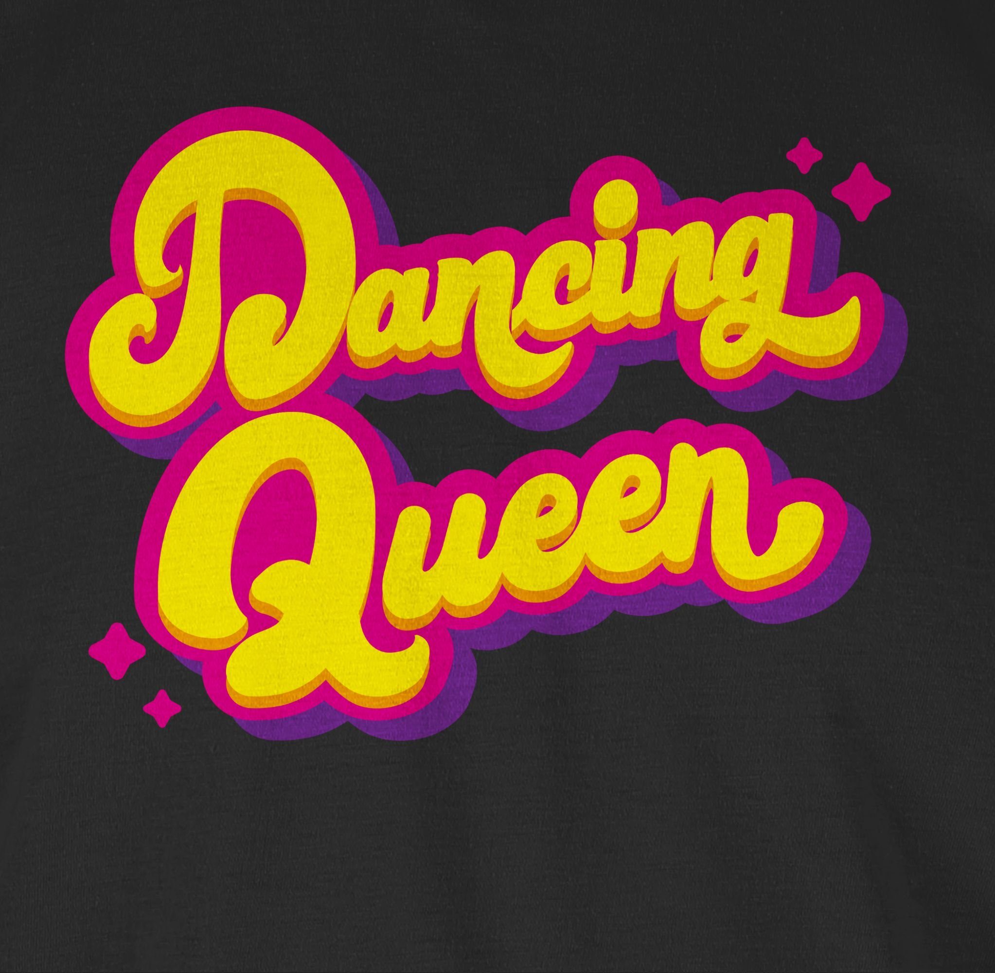 Damen Shirts Shirtracer T-Shirt Dancing Queen - Vintage Deko Retro - Damen Premium T-Shirt (1-tlg) Used Look Outfit