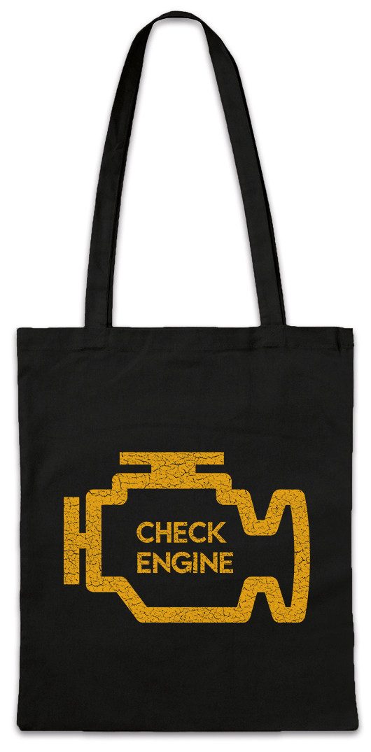 Beuteltasche Check Engine Stofftasche Race Racing car Driver Racer Biker Fahrer