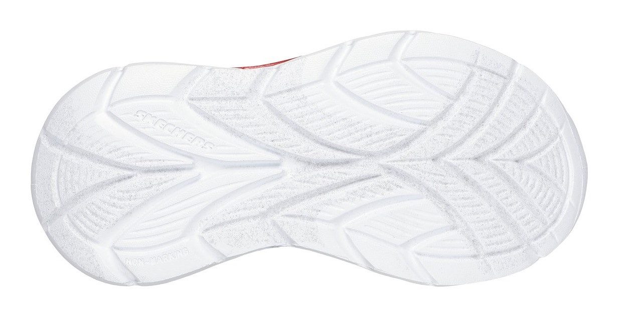 Skechers FLEX-GLOW ULTRA LIGHTS Lauflernschuh Blink,-Klettschuh zum Schlüpfen, Neon, Größenschablone zum Download