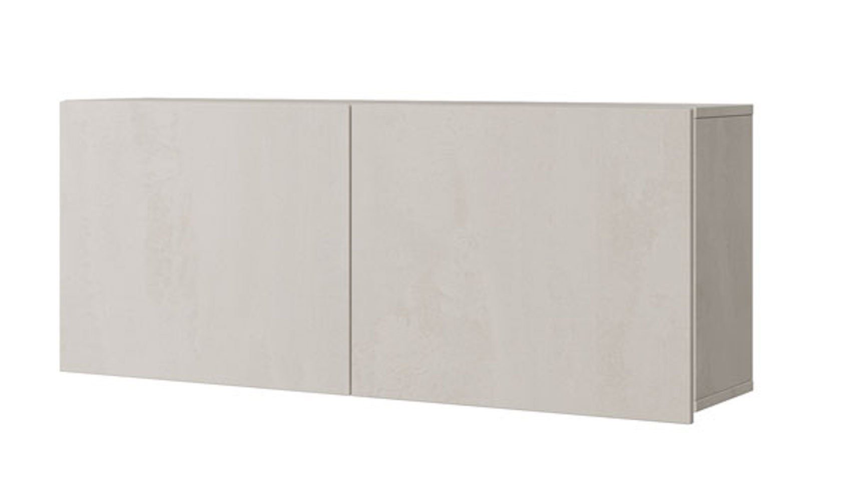 Feldmann-Wohnen Klapphängeschrank Teen Flex (Teen Flex, 1-St., Hängeschrank) 110x27x45cm betonfarben 2-türig