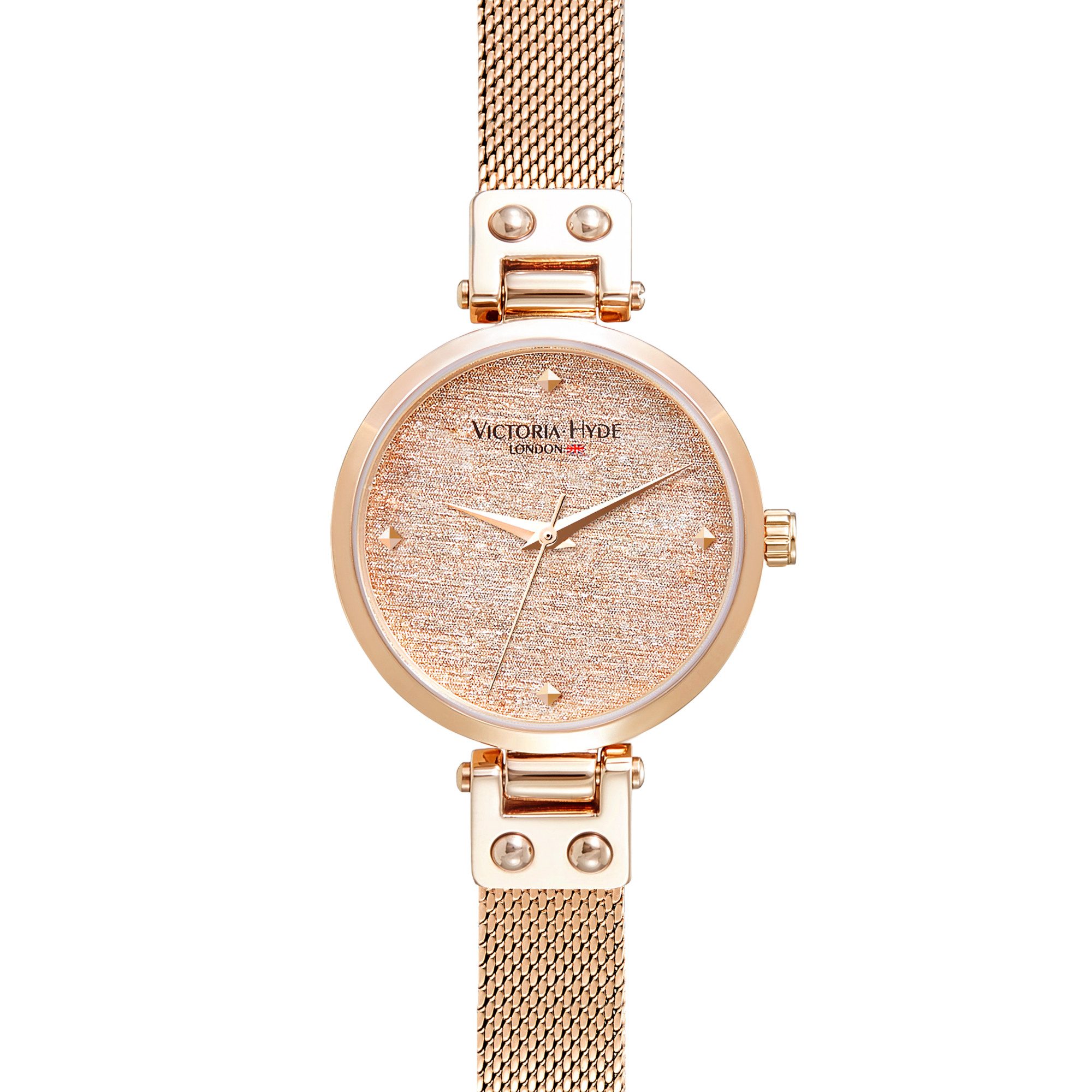 Victoria Hyde Quarzuhr Victoria Hyde The Spark Damen Basic Mesh-Armband, (1-tlg., Kein Set)