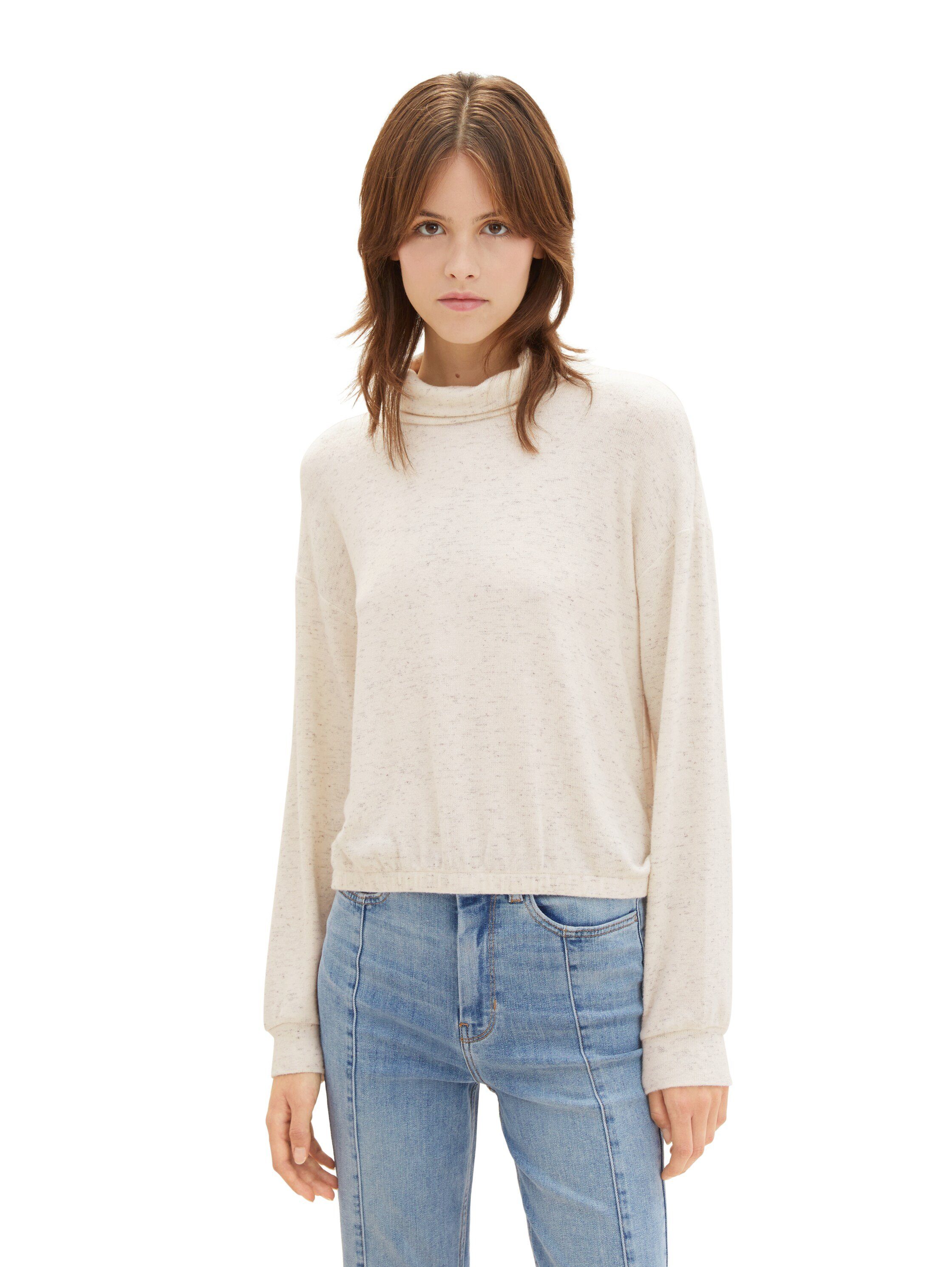 TOM TAILOR Denim Langarmshirt mit überschnittenen Schultern günstig online kaufen