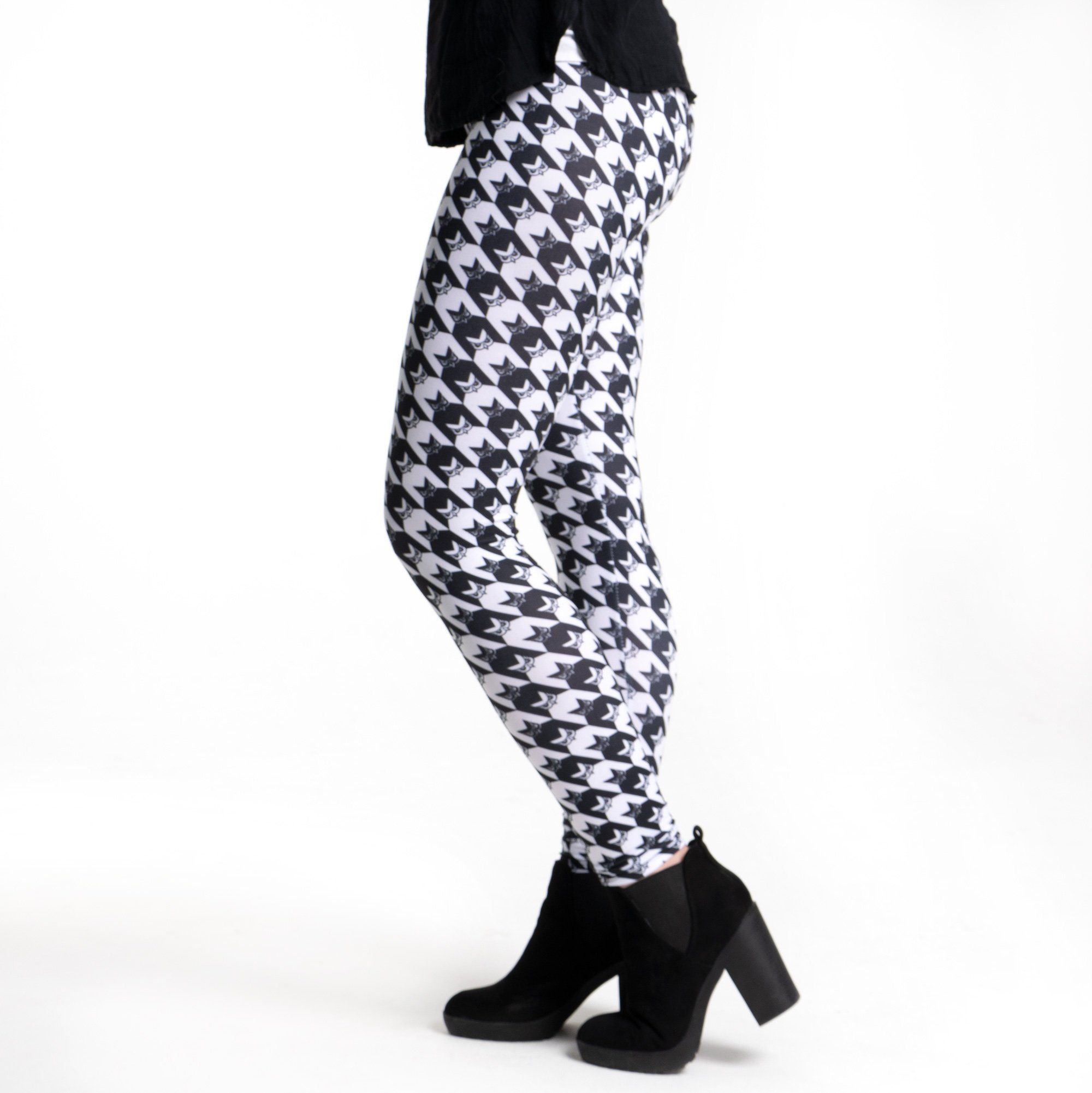 cosey Leggings Business Line Leggings (Einheitsgröße XS-L) Eulen günstig online kaufen