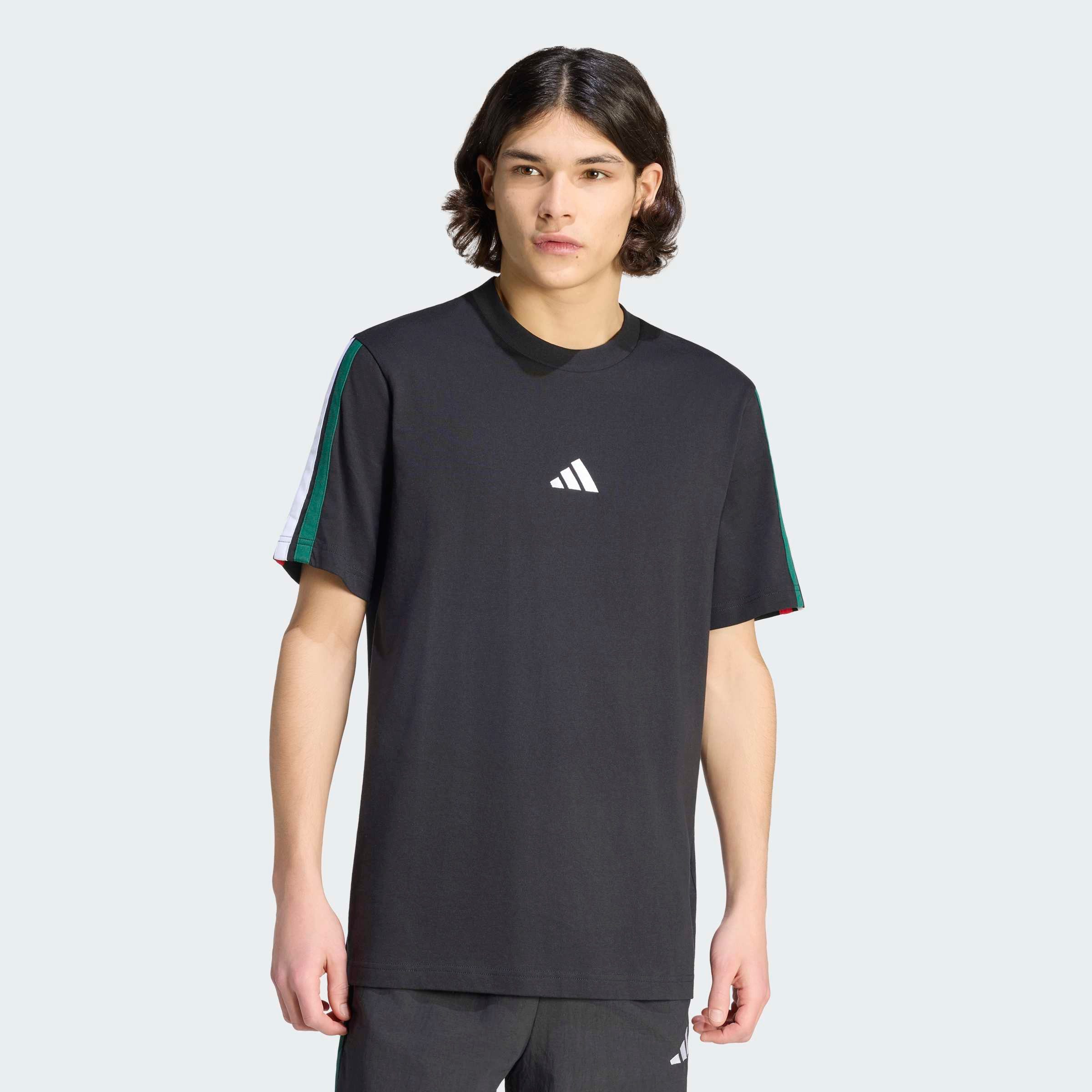 adidas Sportswear T-Shirt ESSENTIALS DREI STREIFEN, SINGLE JERSEY günstig online kaufen