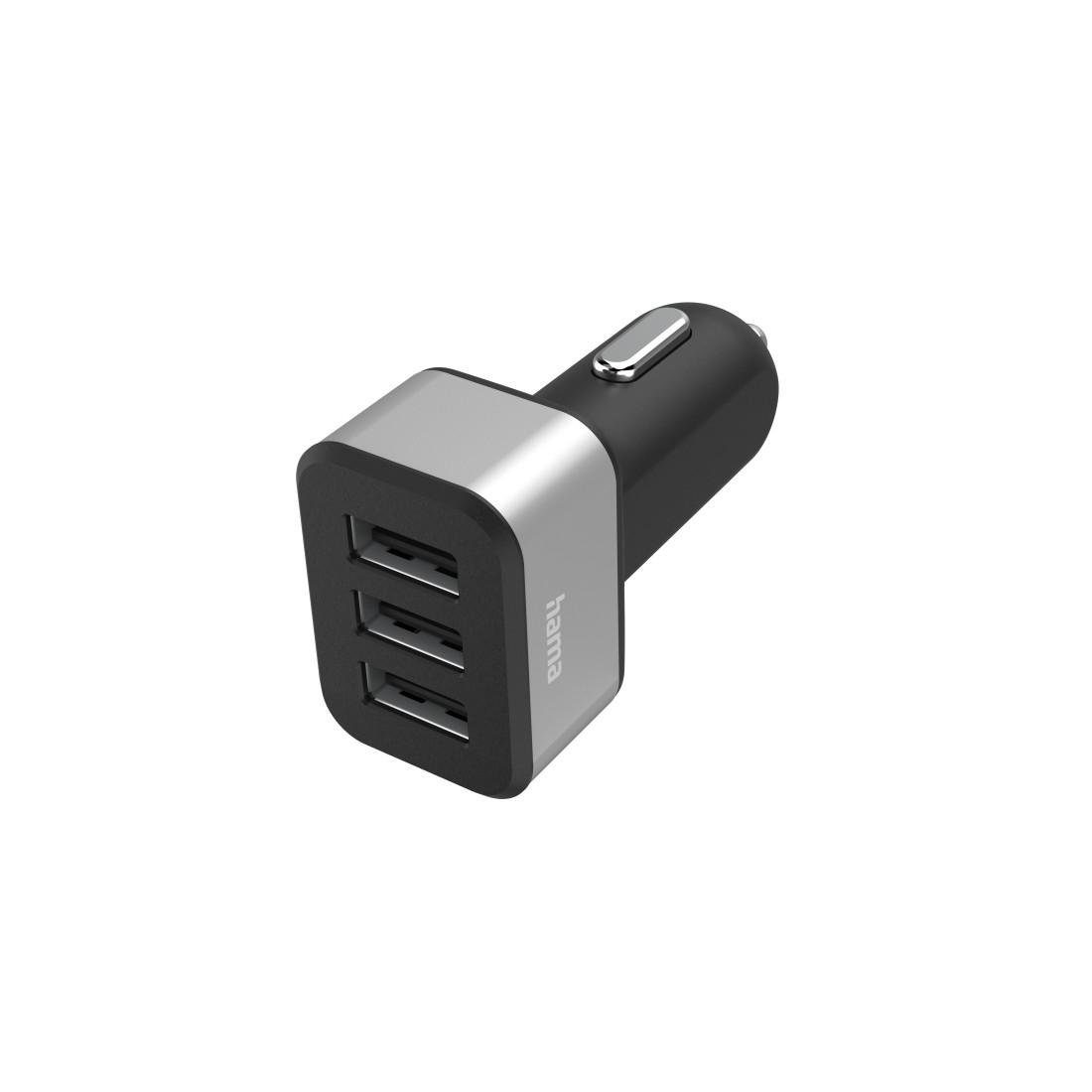 Hama 3-fach-USB-Ladegerät f. Zigarettenanzünder Ladeadapter 12V / 24V USB- Ladegerät