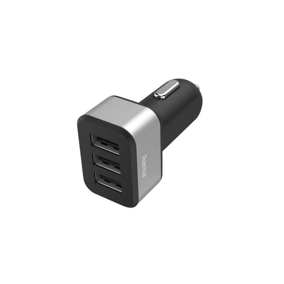 Hama 3-fach-USB-Ladegerät f. Zigarettenanzünder Ladeadapter 12V / 24V USB- Ladegerät, Optimierter Ladevorgang schont den Akku und verlängert damit die  Lebensdauer
