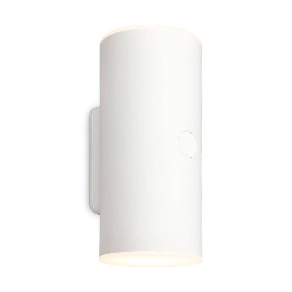 Briloner Leuchten Wandleuchte 3786016, Dimmfunktion, LED fest integriert, 2700K - Extra-Warmweiß, Außenleuchte, 15,5x7x8 cm (HxBxT), Weiß, 6W, Aussen, Hauswand, Balkon