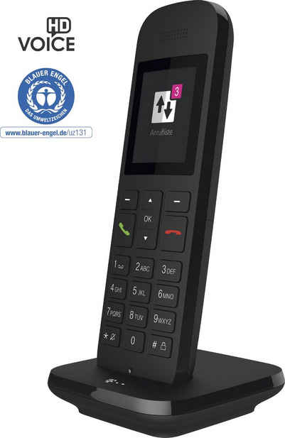 Telekom Speedphone 12 DECT-Telefon (Mobilteile: 1, LAN (Ethernet), mit HD Voice, Multifunktionstaste 5 cm Farbdisplay)