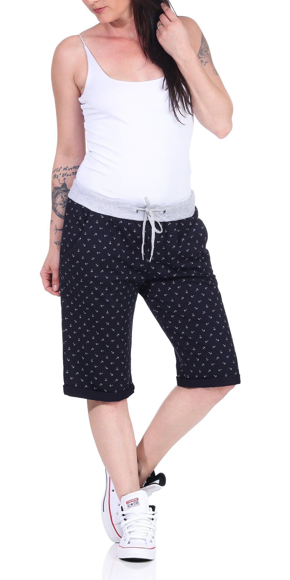 CLEO STYLE Bermudas 1818 Sweatpants Freizeit günstig online kaufen