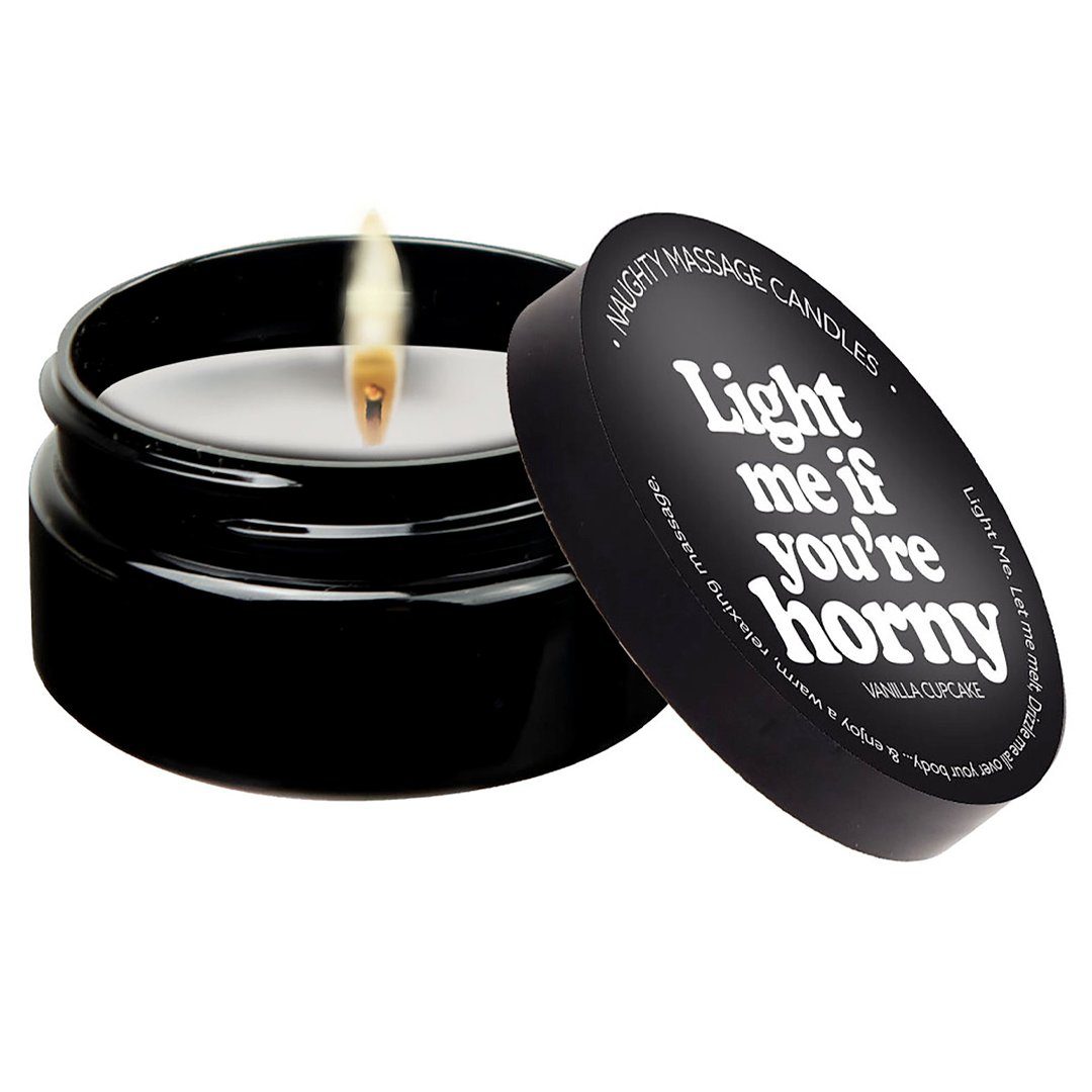 KamaSutra Massagekerze Massage-Kerze Light Me If You're Horny - 50 g