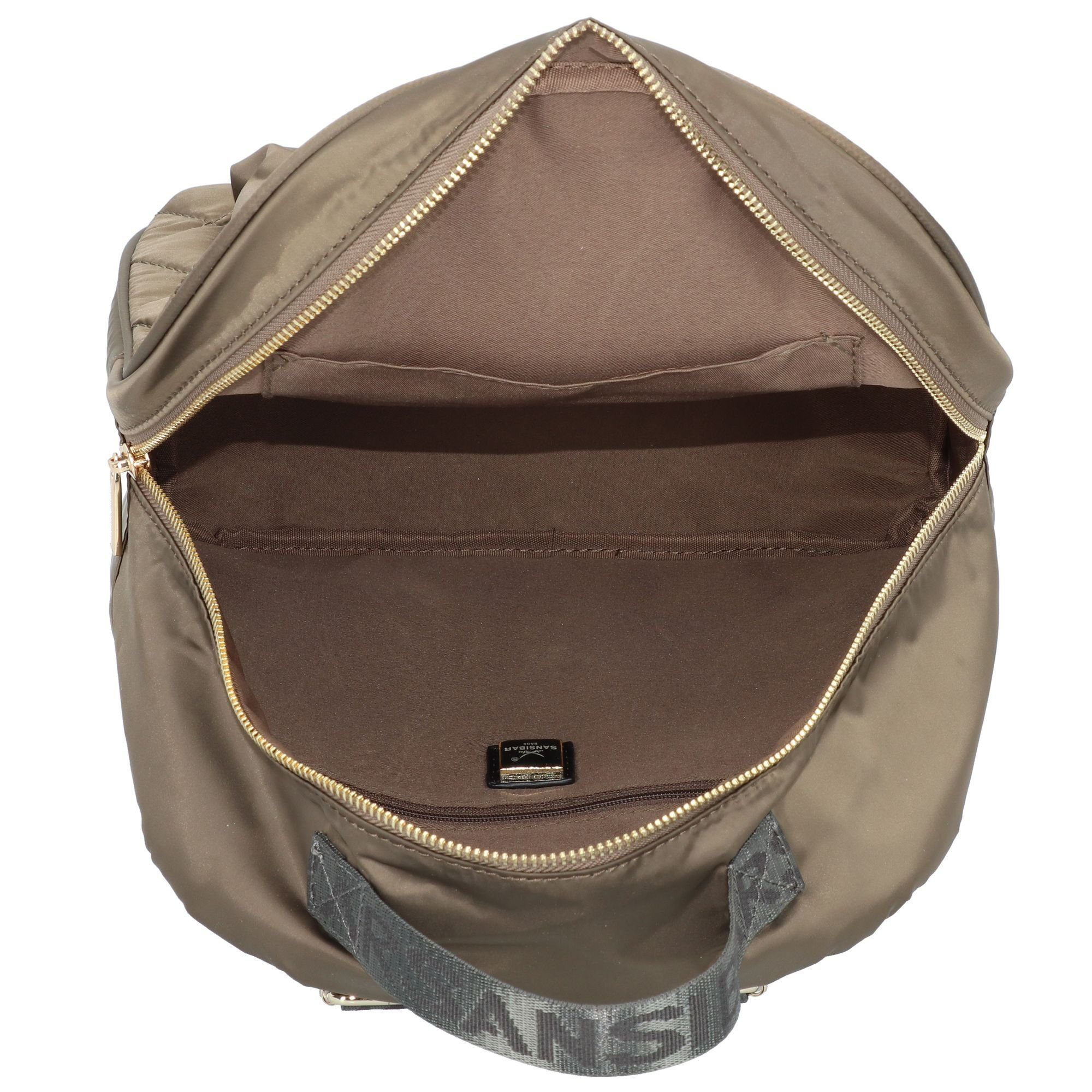 Sansibar Polyester Cityrucksack, taupe