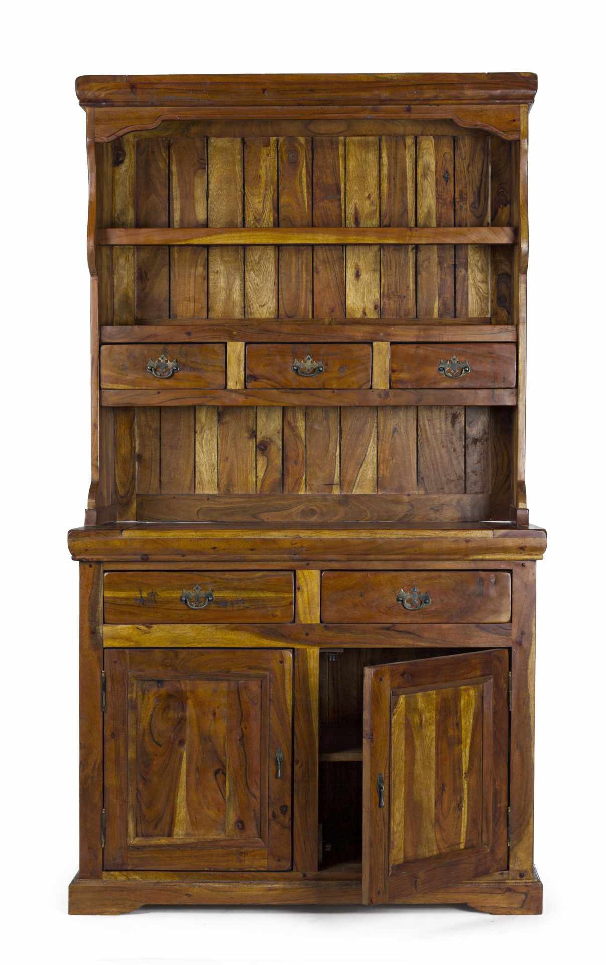 Feeling4Home Mehrzweckschrank Chateaux aus Akazienholz, 190 cm