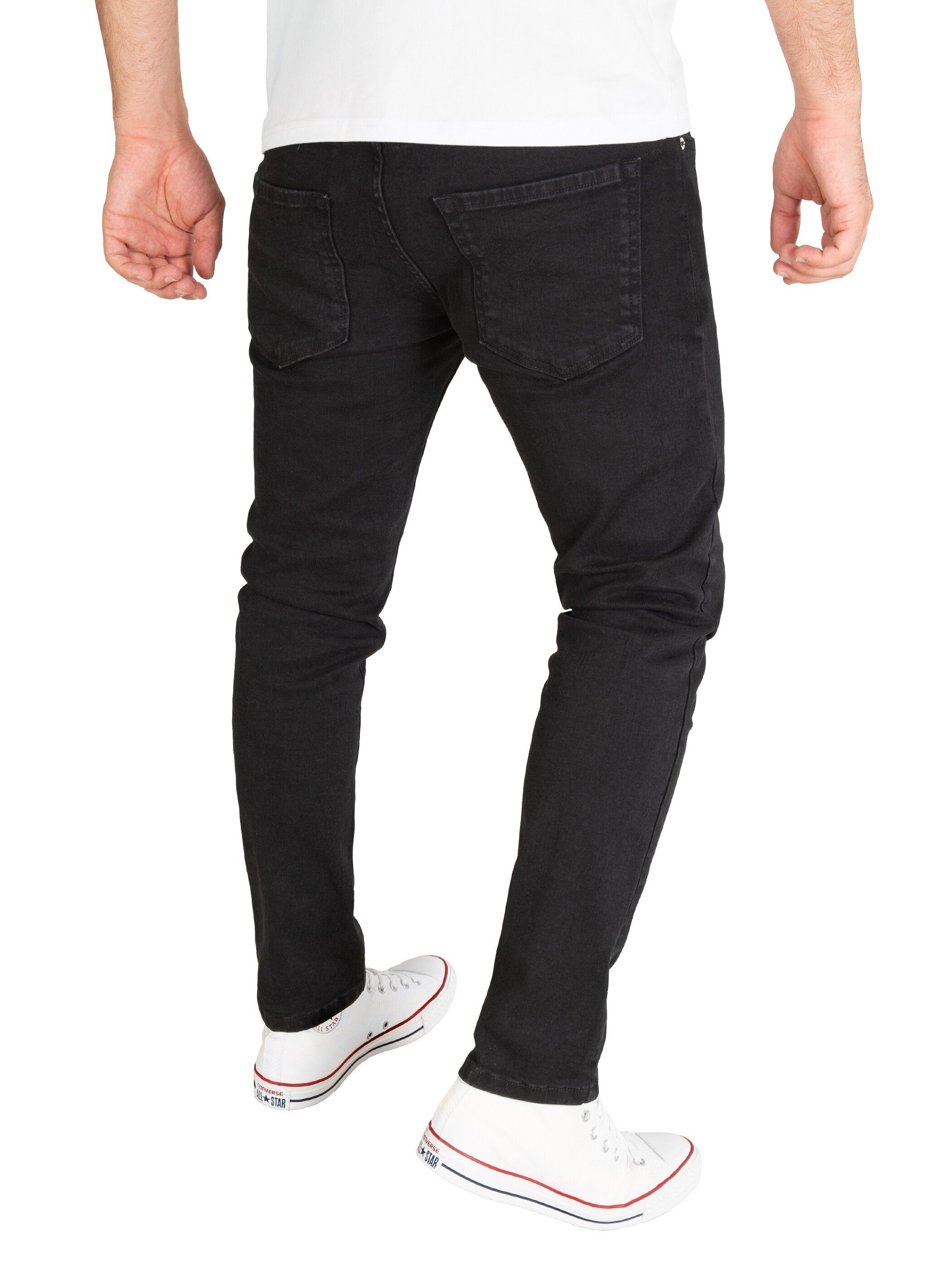Yazubi Slim-fit-Jeans Akon Herren Jeans modernen Slim Fit Jeanshose mit Str günstig online kaufen