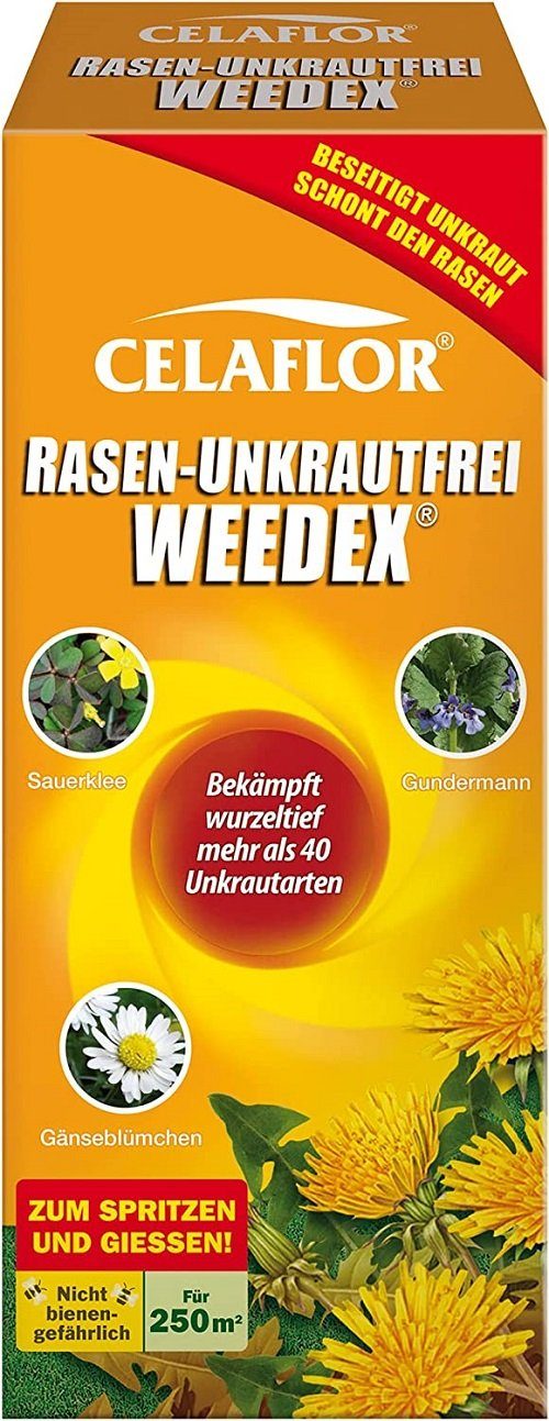 Unkrautbekämpfungsmittel Celaflor Rasen Unkrautfrei Weedex 250 ml