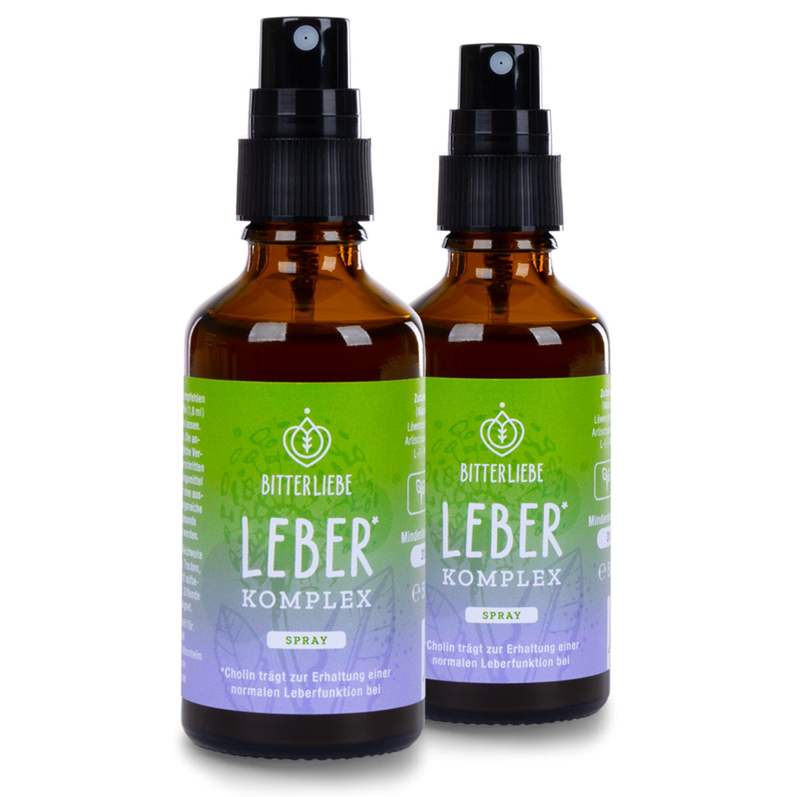 BitterLIebe - Leber Komplex - Leberkur & Leber Entgiftung - Cholin hochdosiert - Tropfen