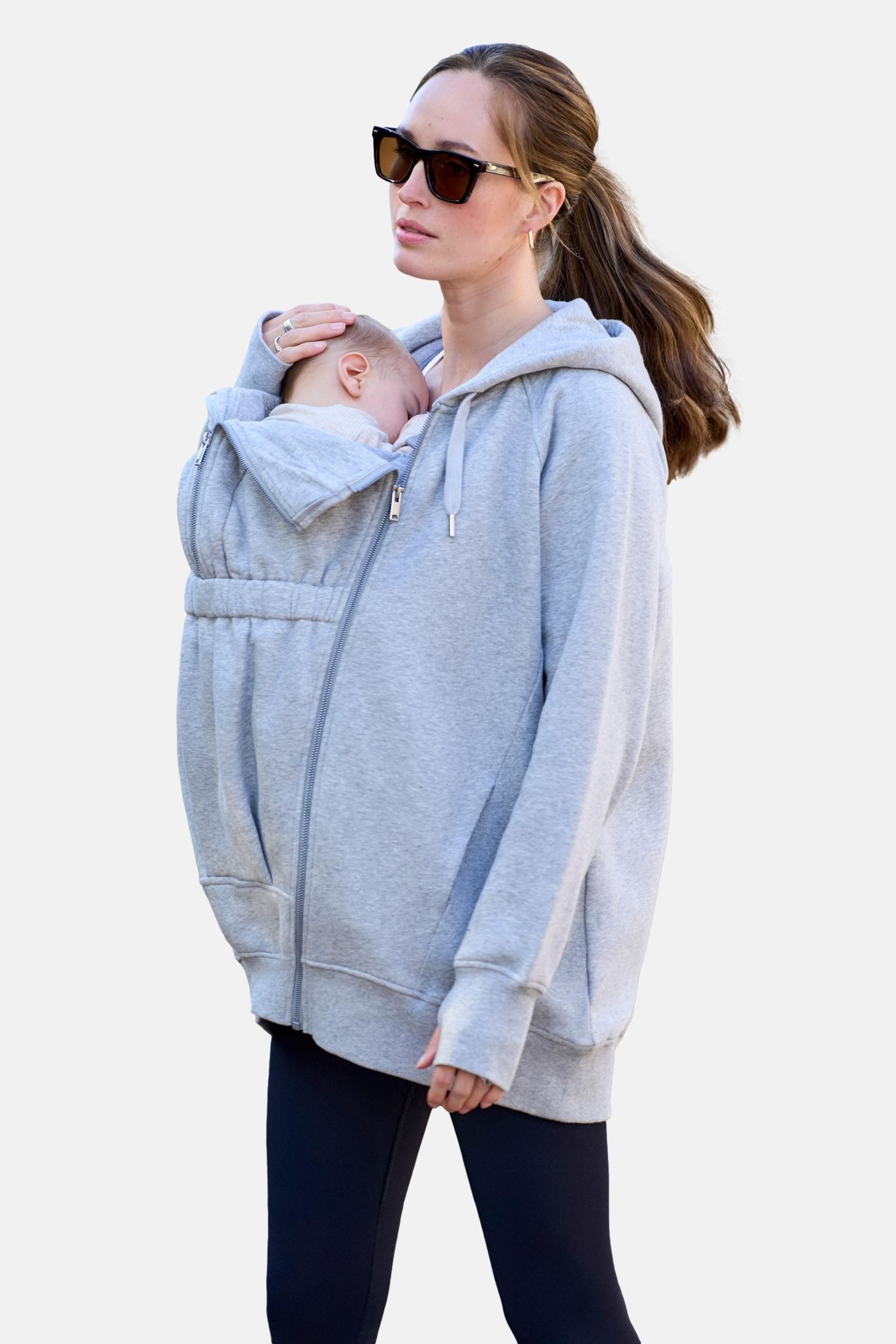 Seraphine Kapuzenpullover Seraphine 3-in-1-Babytragehoodie aus Baumwollmix (1-tlg)