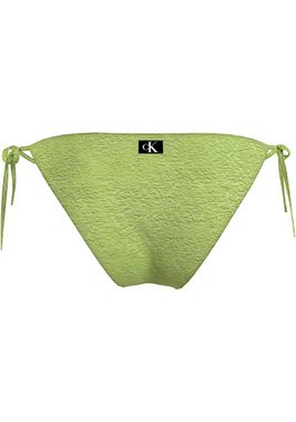 Calvin Klein Swimwear Bikini-Hose STRING SIDE TIE BIKINI mit Struktur