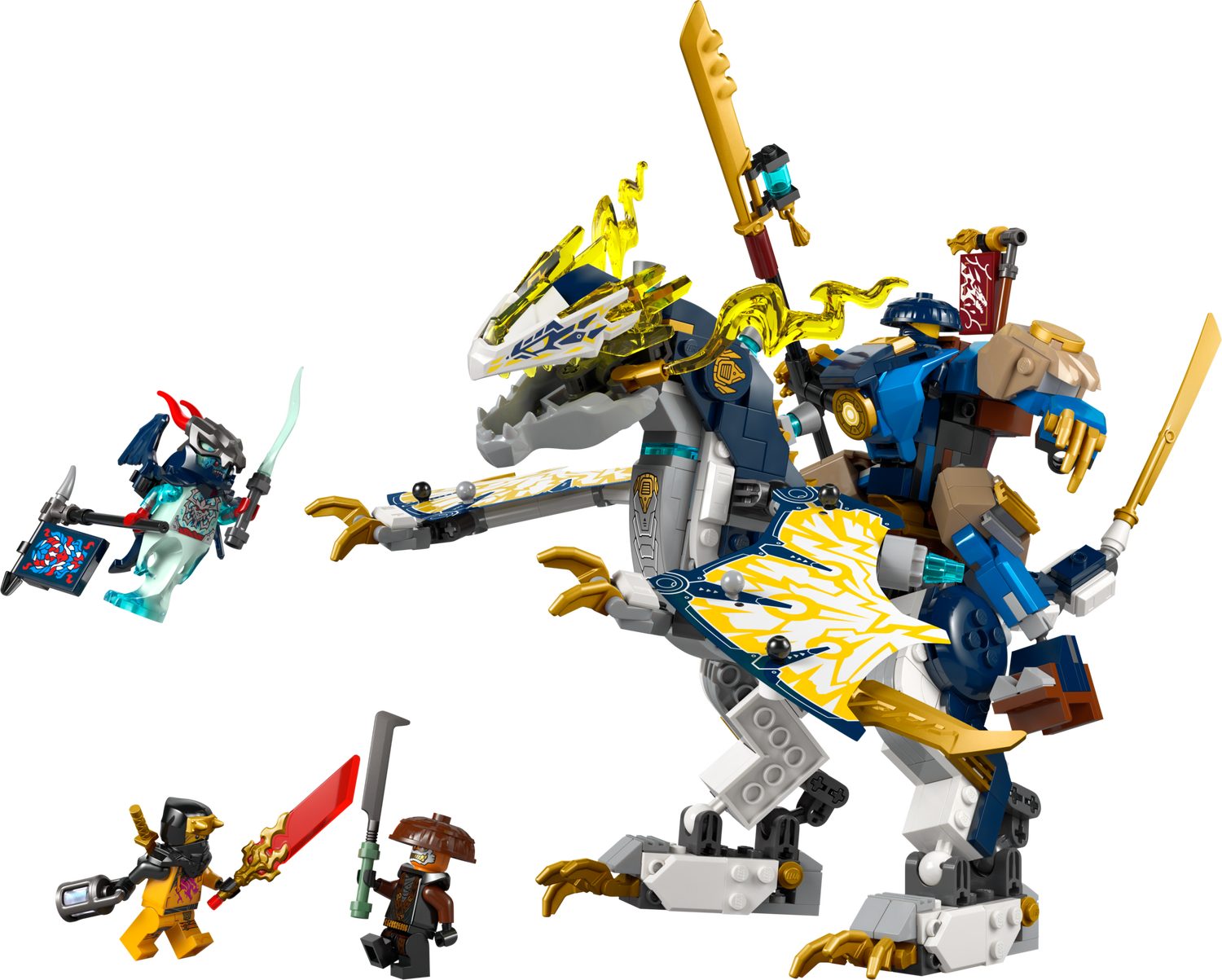 LEGO® NINJAGO 71843 Rogues Mech-Drachenreiter Spielbausteine, (Set, 584 St., Set)