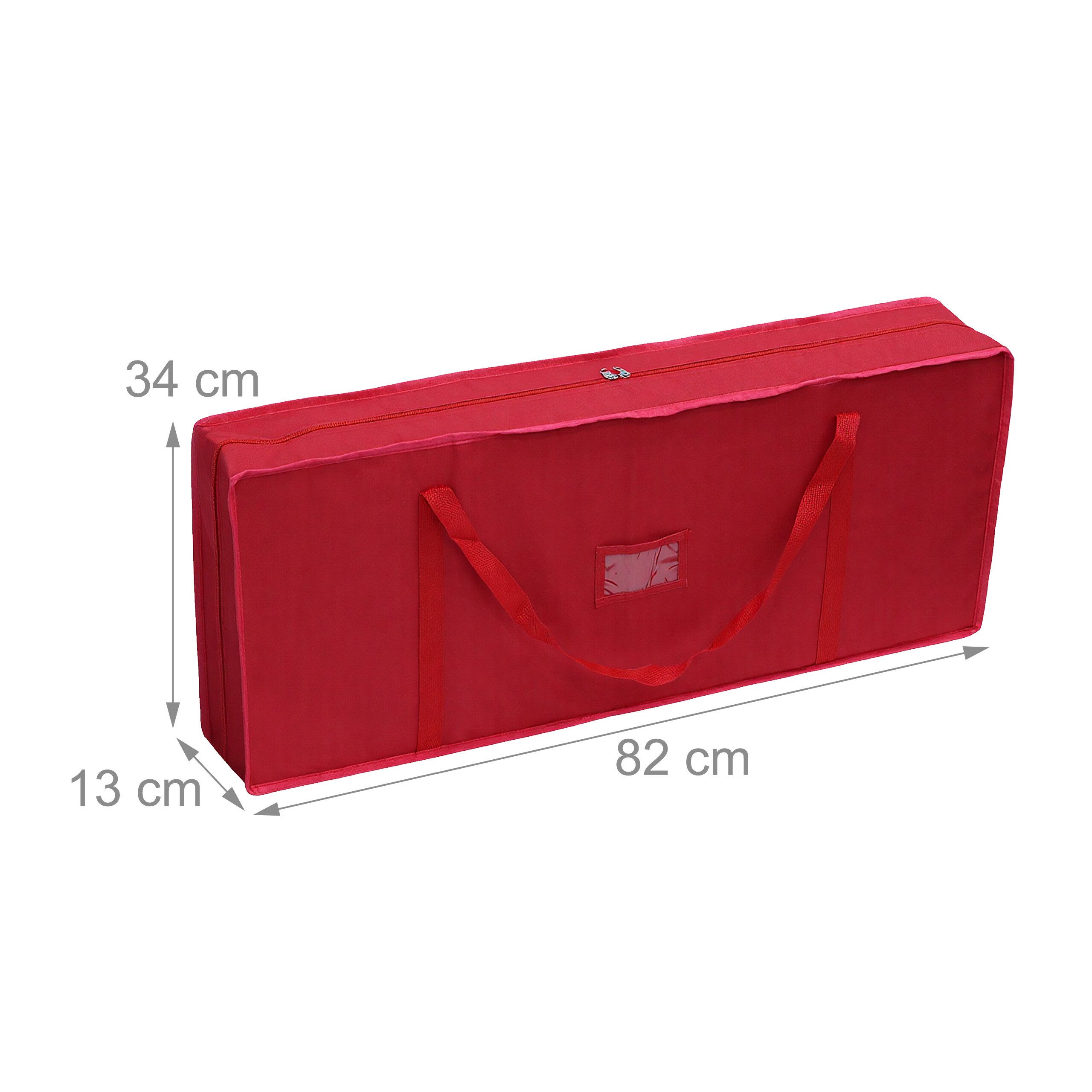relaxdays Aufbewahrungsbox Geschenkpapier Aufbewahrung (1 St), rot – Bild 4 von 5