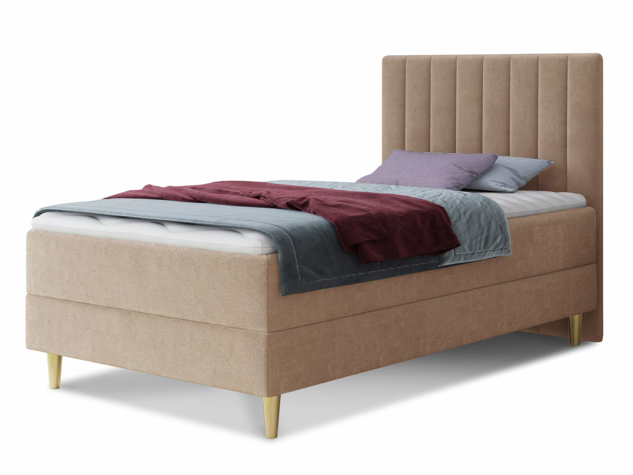 Sofnet Boxbett Gold Mini (mit Bettkasten, Bonell-Matratze und Topper), Einz günstig online kaufen