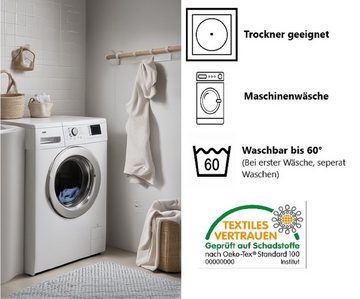 Spannbettlaken Doppelpack Marke Frottee Spannbettlaken Naturweiß, EXKLUSIV HEIMTEXTIL, Frottee, Gummizug: rundum, (2 Stück), mit Rundumgummizug