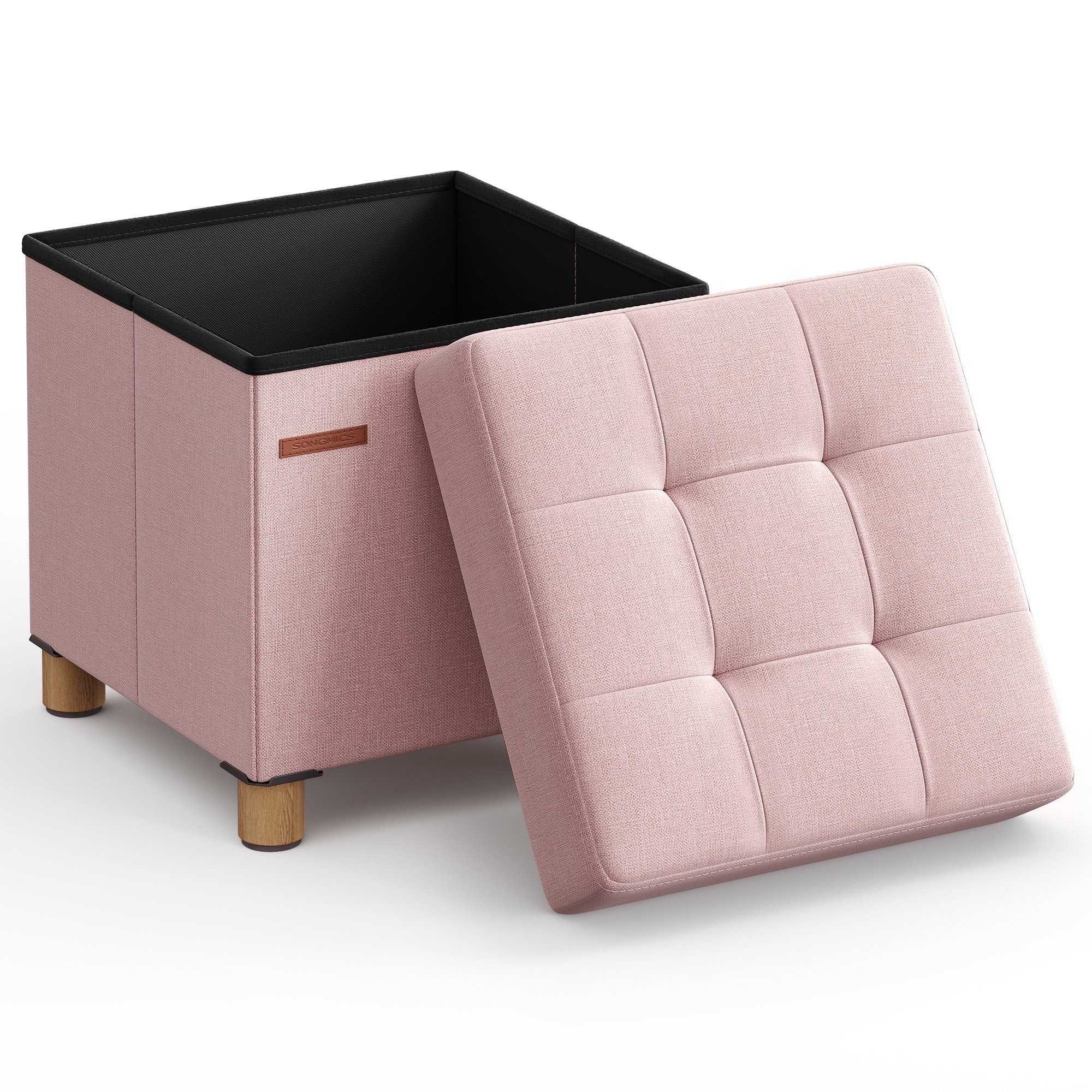 SONGMICS Sitzhocker, mit Stauraum, Schuhbank, klappbare Sitztruhe, Fußbank, günstig online kaufen