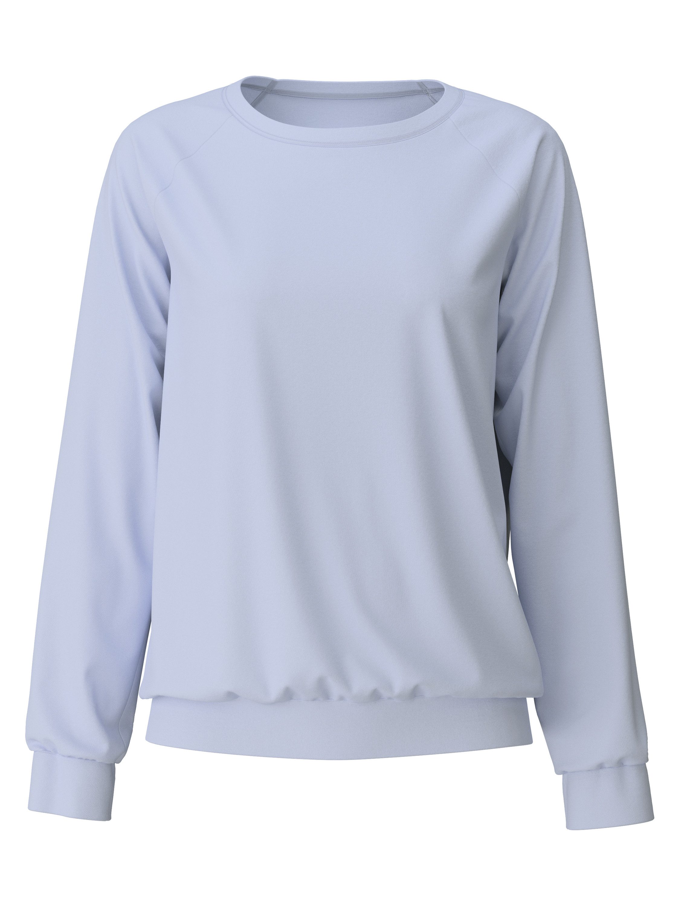 CALIDA Langarmshirt Favourites Sleep Damen (1-tlg) Raglanärmel, weiche Interlock-Qualität und bequem