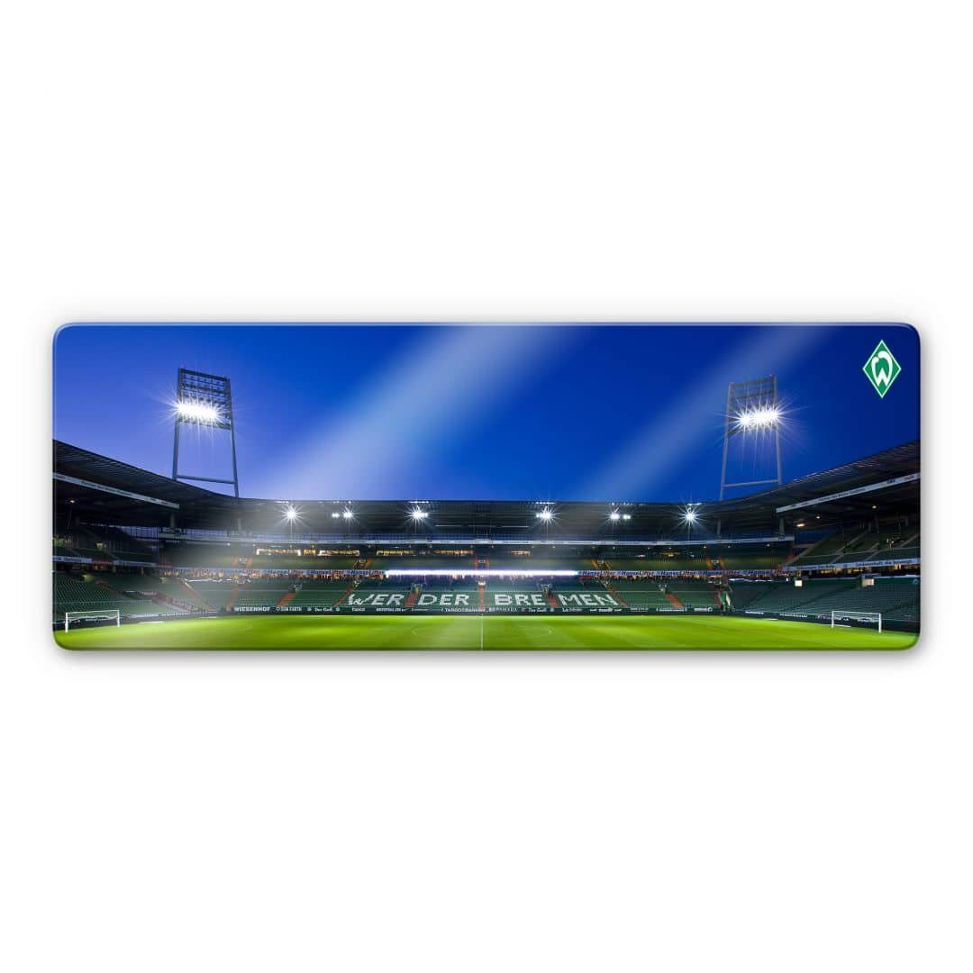 K&L Wall Art Glasbild Fußball Glasbild Modern Werder Bremen Weserstadion, S günstig online kaufen