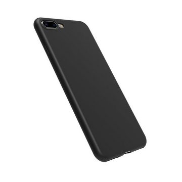 CoolGadget Handyhülle Black Series Handy Hülle für Apple iPhone 7 Plus, iPhone 8 Plus 5,5 Zoll, Edle Silikon Schlicht Schutzhülle für iPhone 7 Plus / 8 Plus Hülle