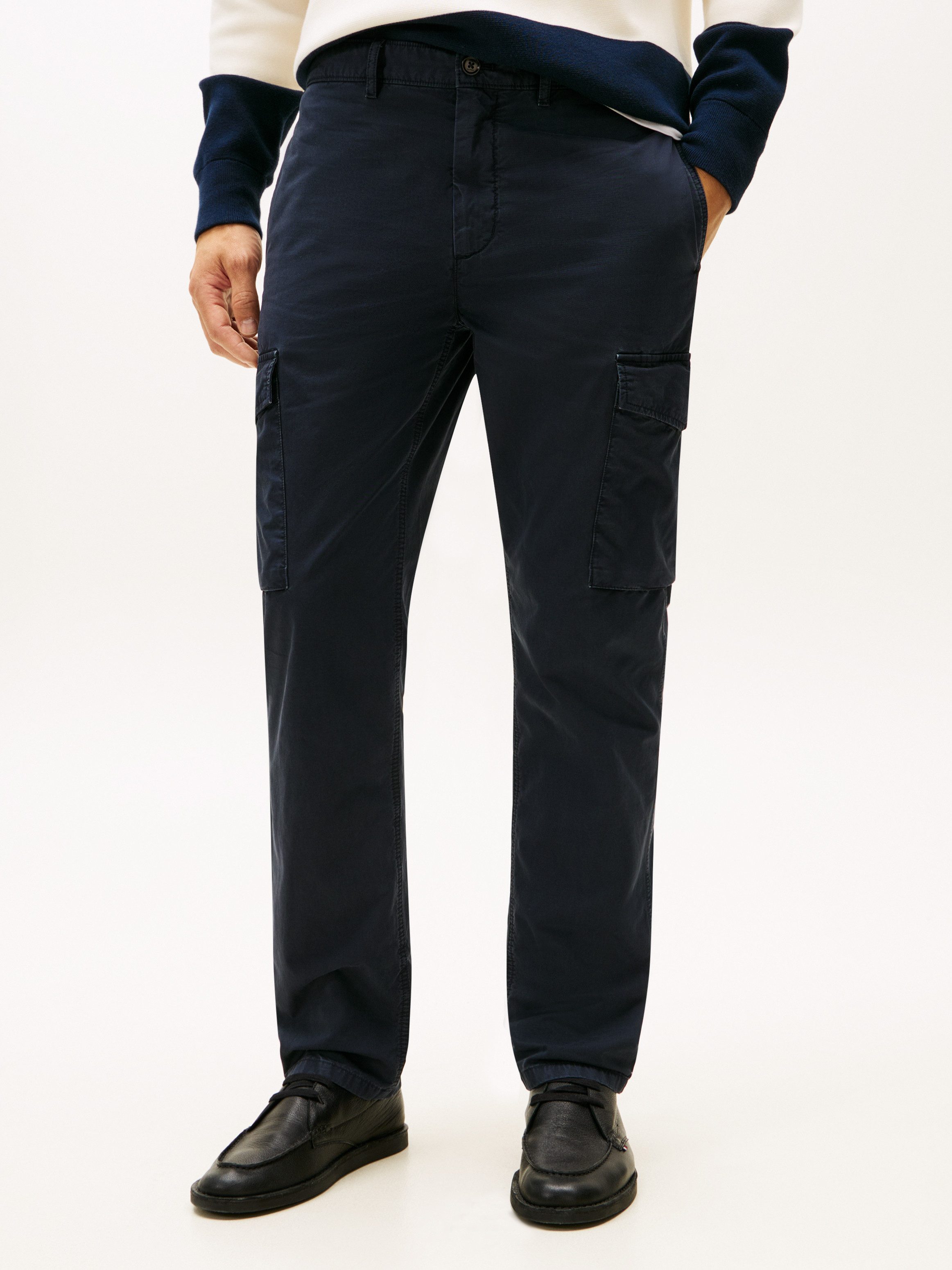 Tommy Hilfiger Cargohose DENTON LW TWILL Straight Fit, Baumwolle
