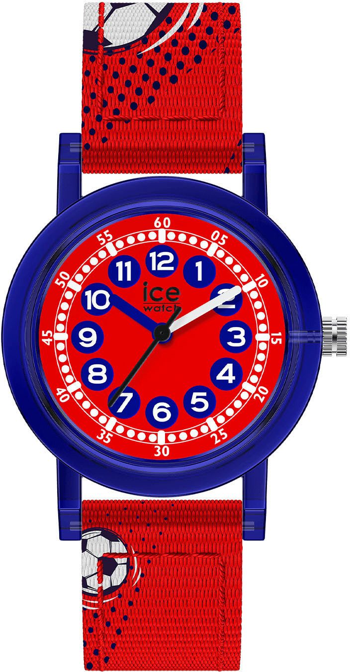 ice-watch Quarzuhr ICE learning - Boy - Extra Small - 3H 024502, Armbanduhr,Kinderuhr,Lernuhr,Jungen,Schulanfang,Geschenkidee,Fußball