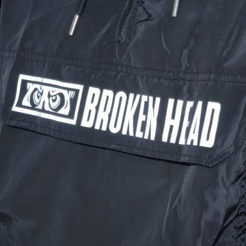 Broken Head Windbreaker Windbraker Leader Of The Pack Weiß Mit Bauchtasche