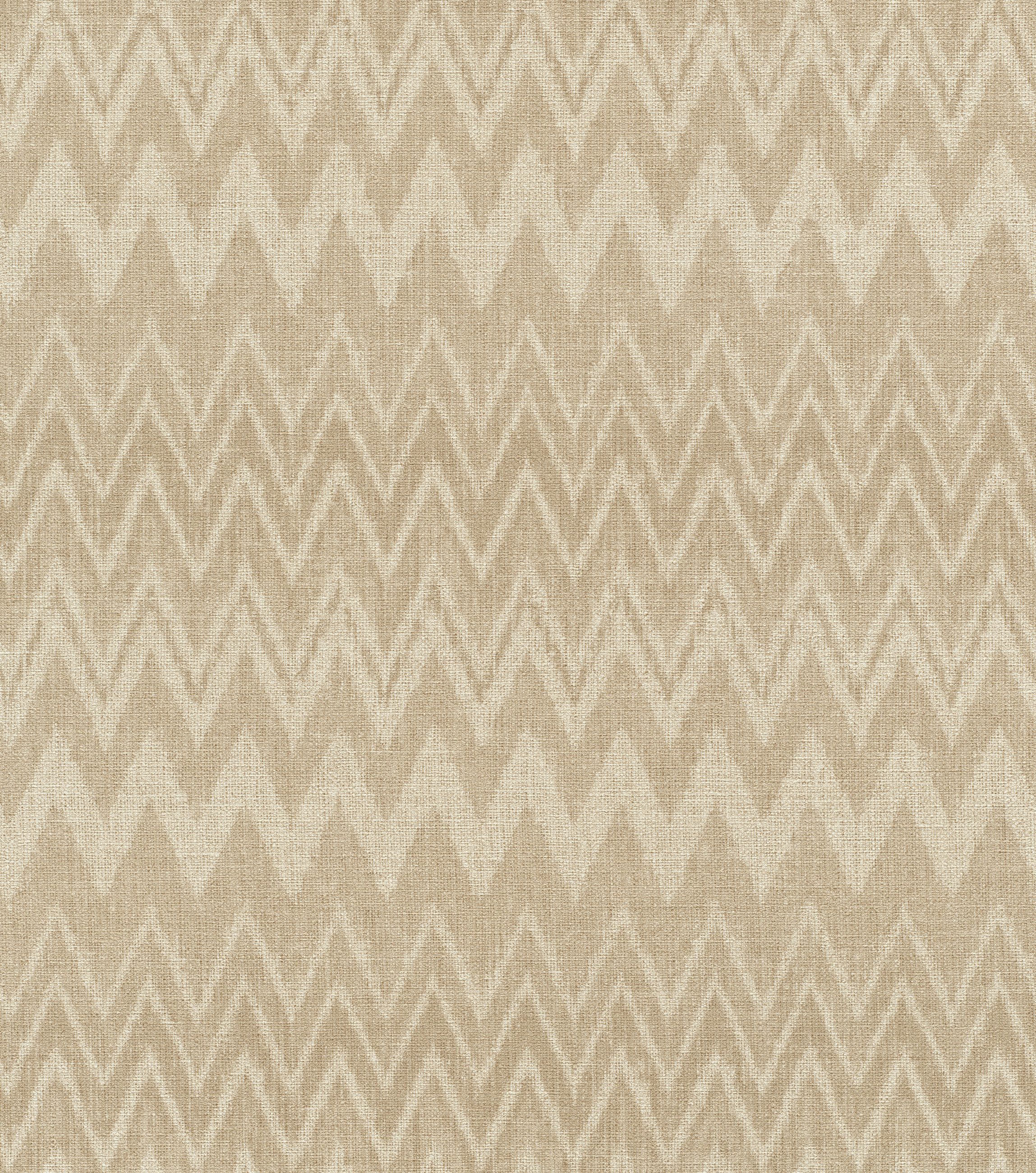 Rasch Vliestapete Fischgrät-Muster - Vinyltapete Beige Rosé Creme, grafisch, (1 Rolle, 1 St., Kollektion Atelier Tissé - 10,05 m x 0,53 m), gute Lichtbeständigkeit, feucht abwischbar, restlos abziehbar