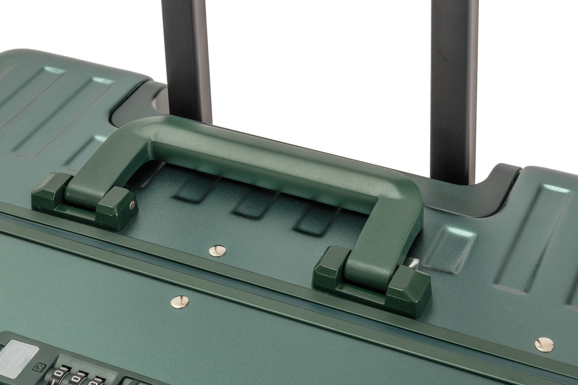 Travelhouse Hartschalen-Trolley Roma, 4 Rollen, mit USB und Getränkehalter Aluminium-Rahmen & Polycarbonat Hartschale