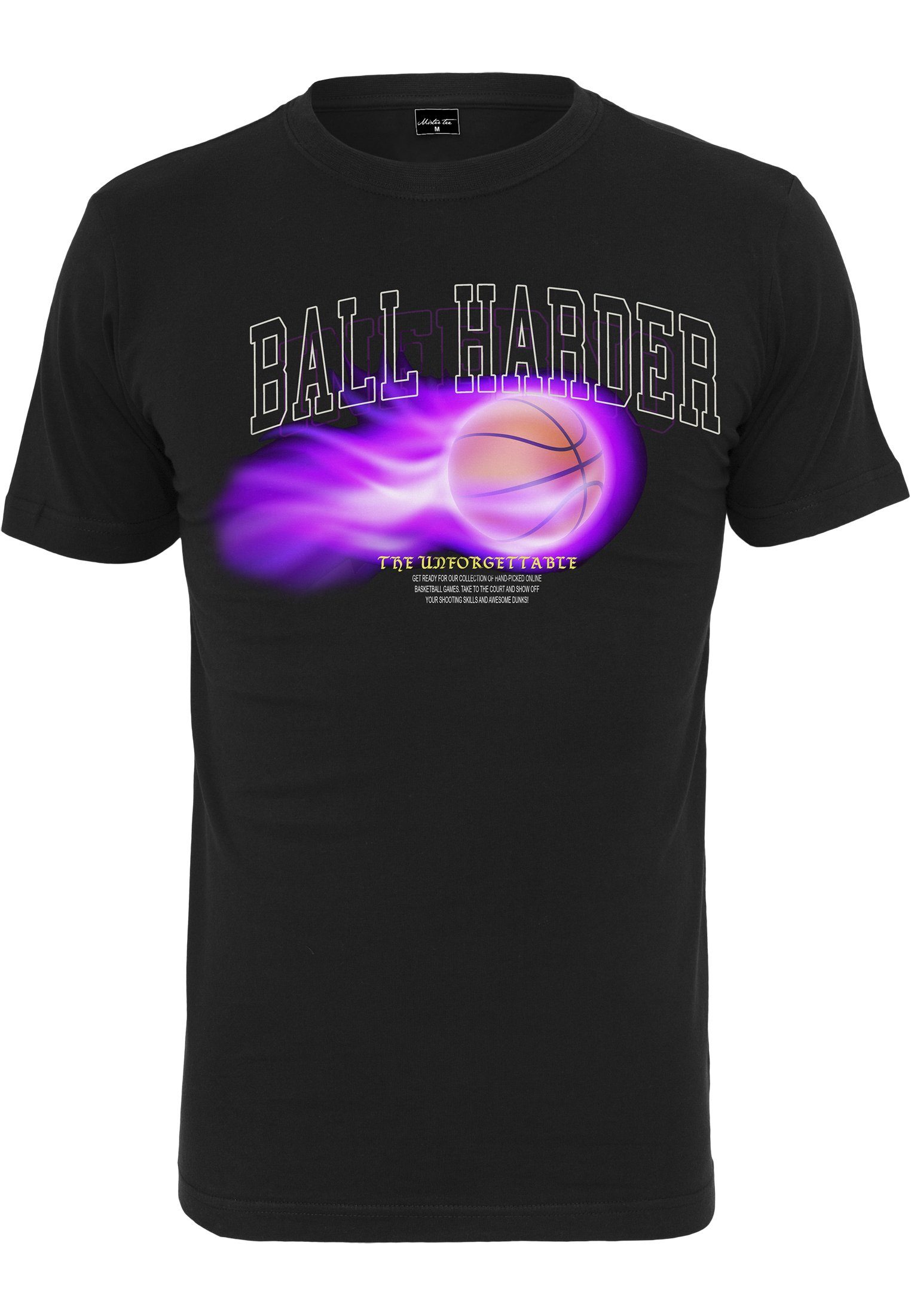 Harder Tee Kurzarmshirt (1-tlg) MisterTee Ball Herren
