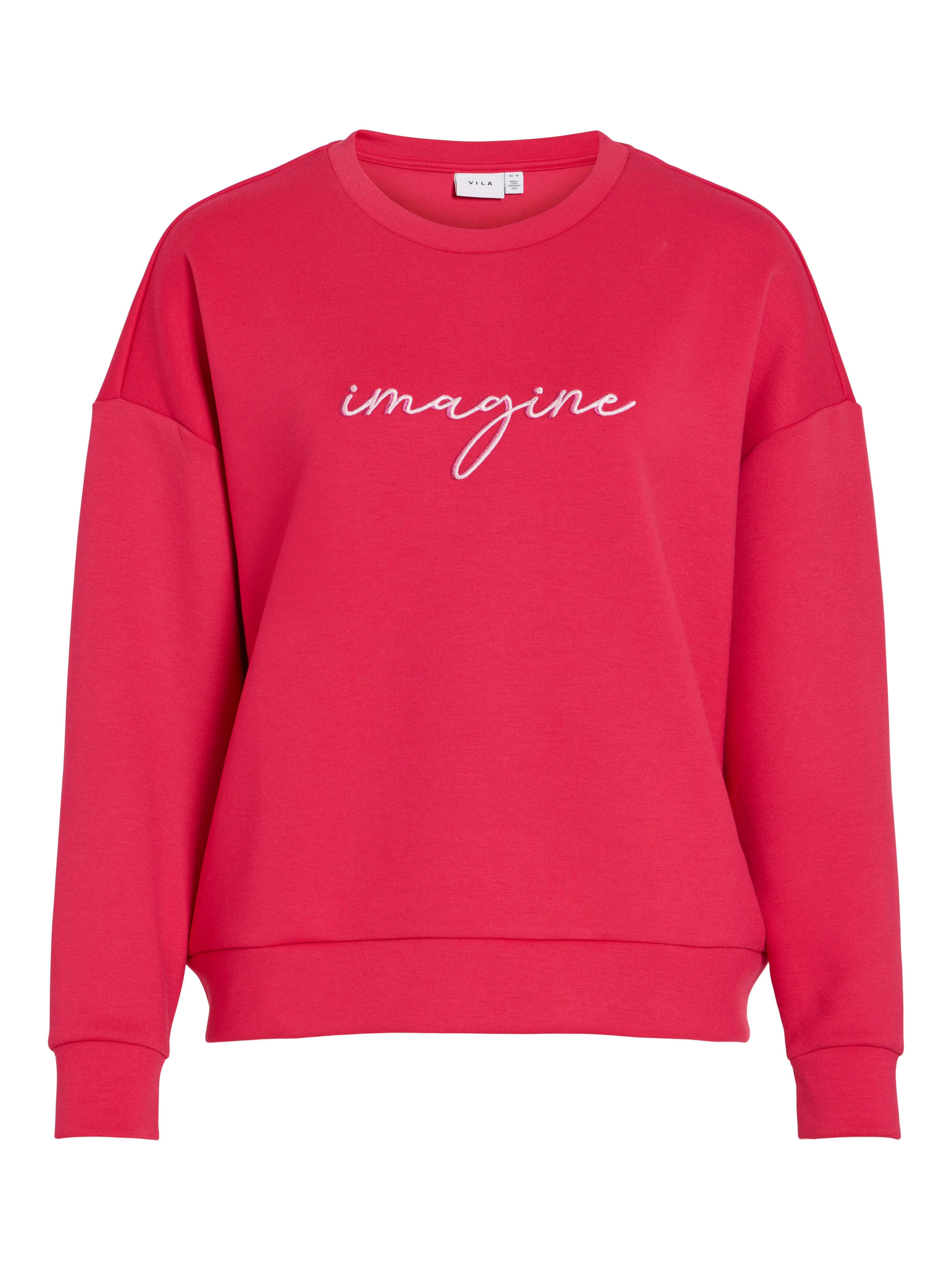 Vila Sweater VISIFFI IMAGINE O-NECK L/S TOP/PB – Bild 5 von 5