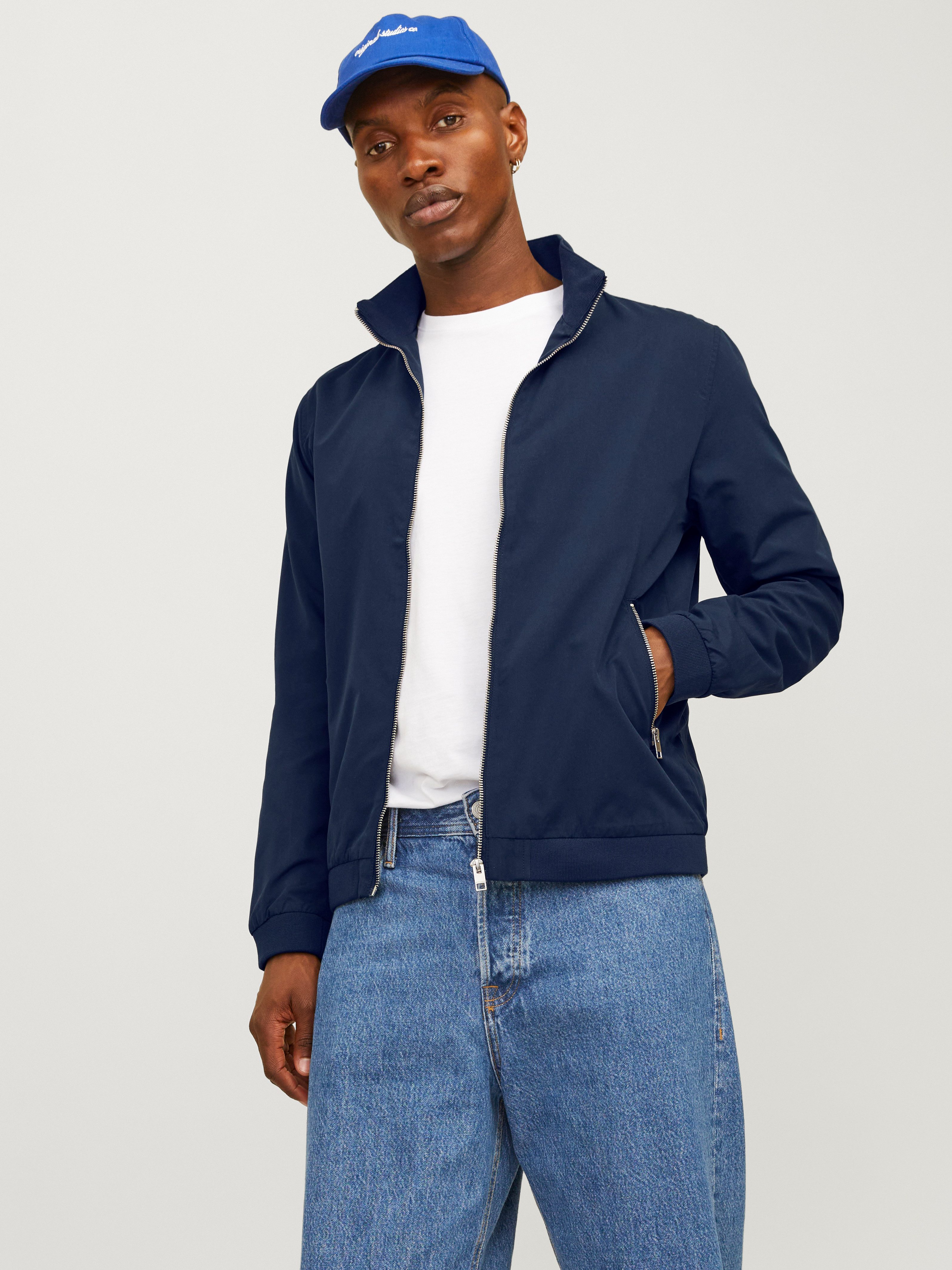 Jack & Jones Blouson JJERUSH Stylisch, funktional, ideal für Herbst, pflegeleicht mit stylischem Stehkragen